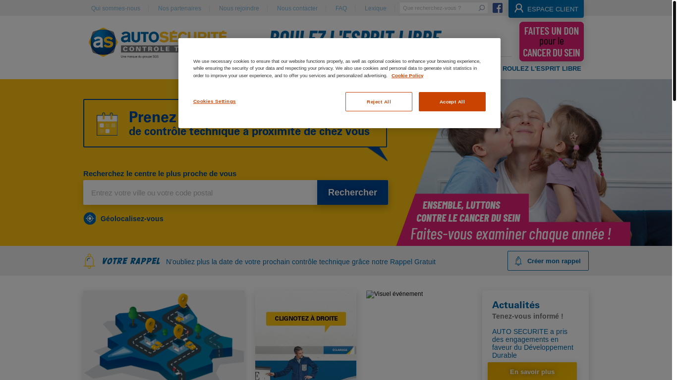 website screenshot of http://autosecurite.com/