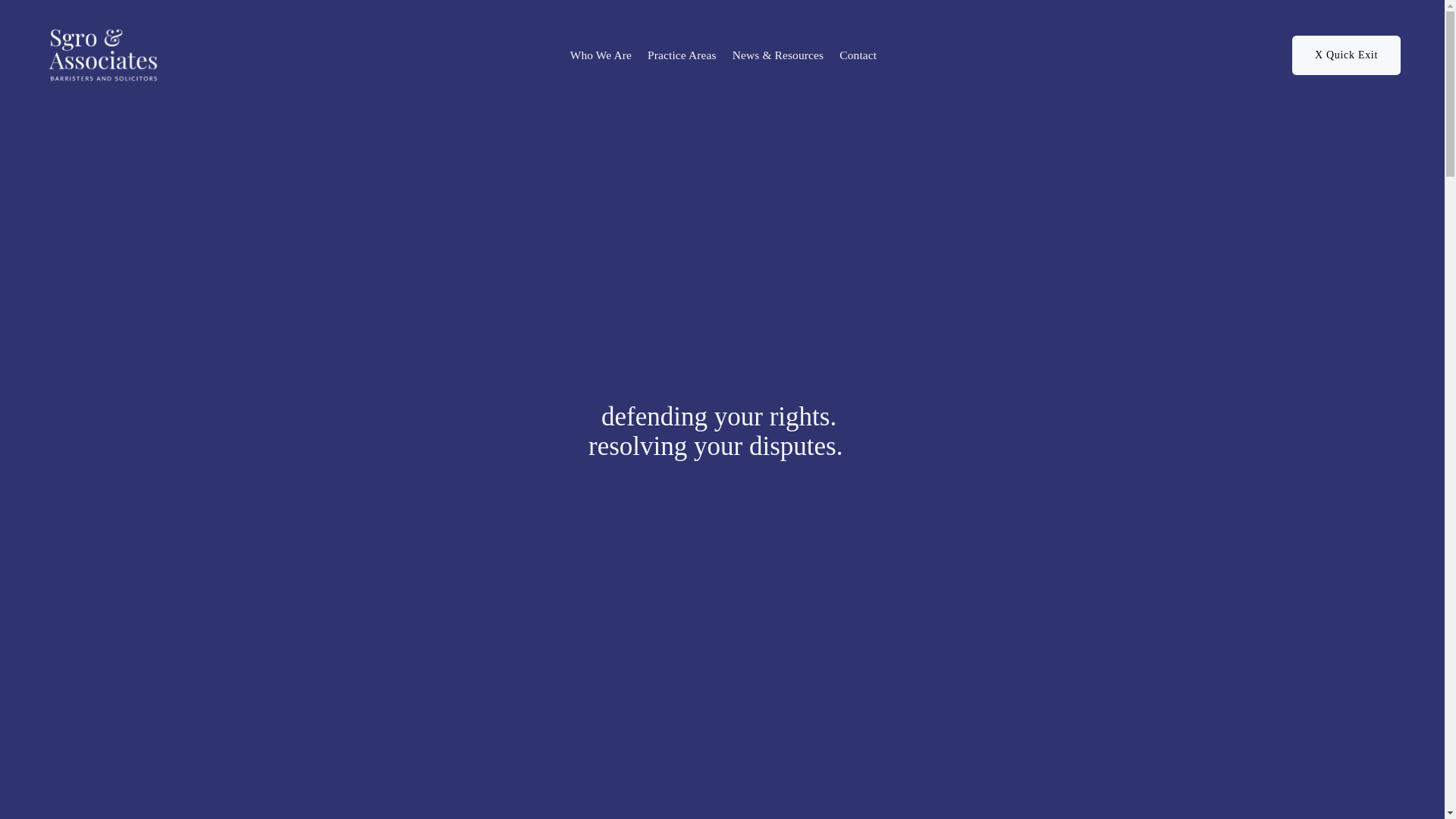 website screenshot of https://sgroandassociates.online/