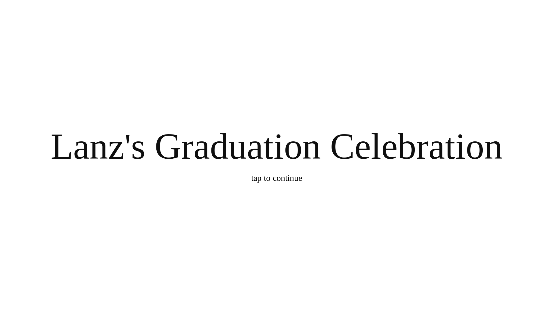 website screenshot of https://lanz-graduation-celeb-invite.site/