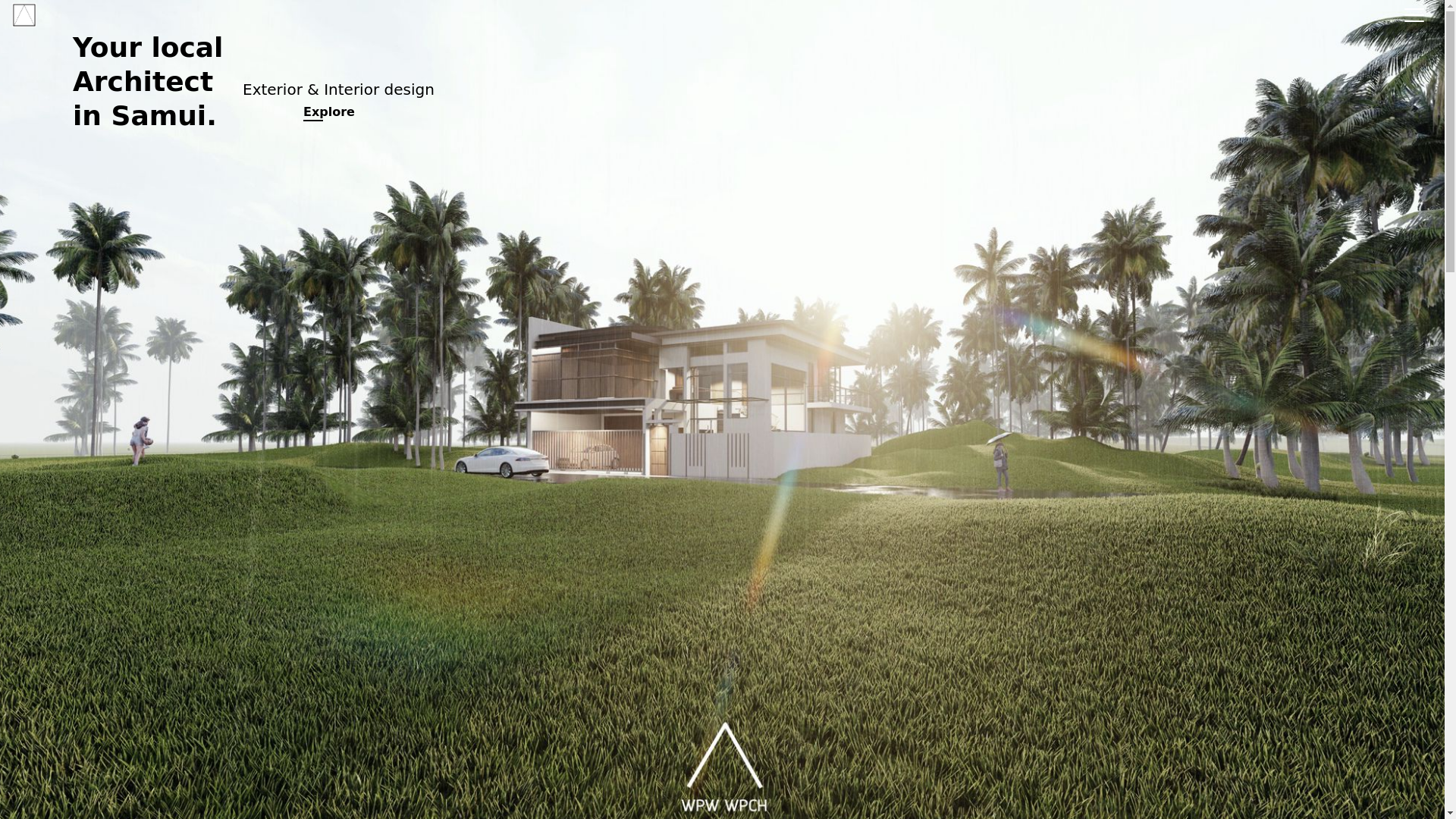 website screenshot of https://samuiarchitects.com/