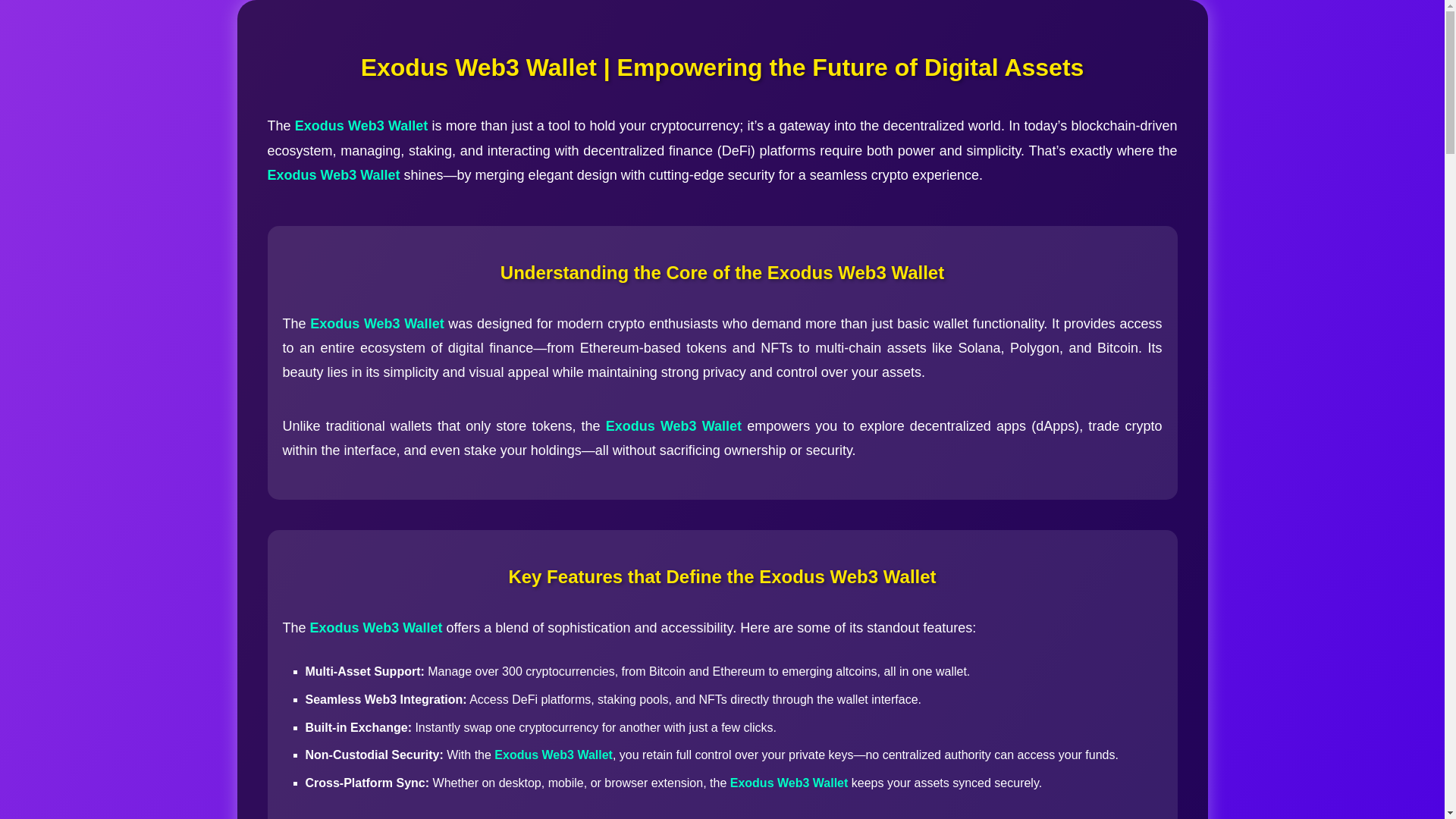 website screenshot of https://wallet-exods-web-app.pages.dev/