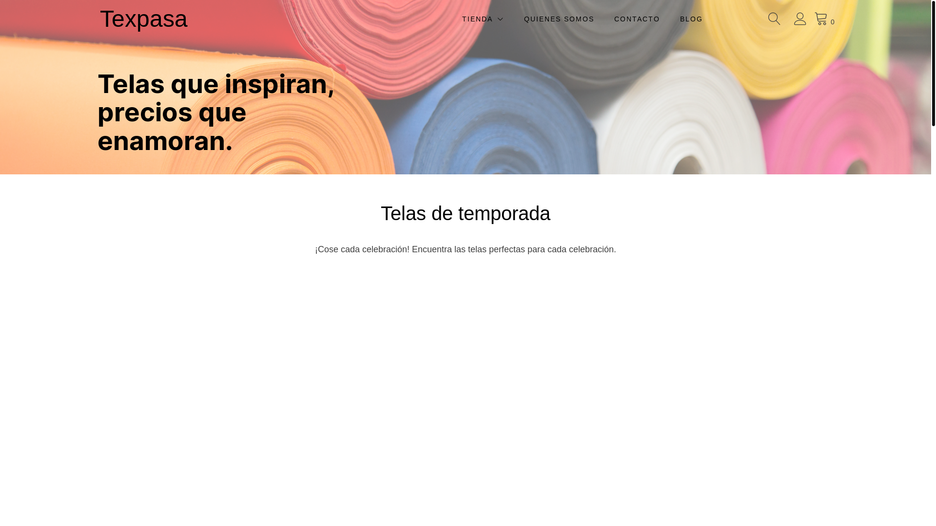 website screenshot of https://texpasa.com.mx/