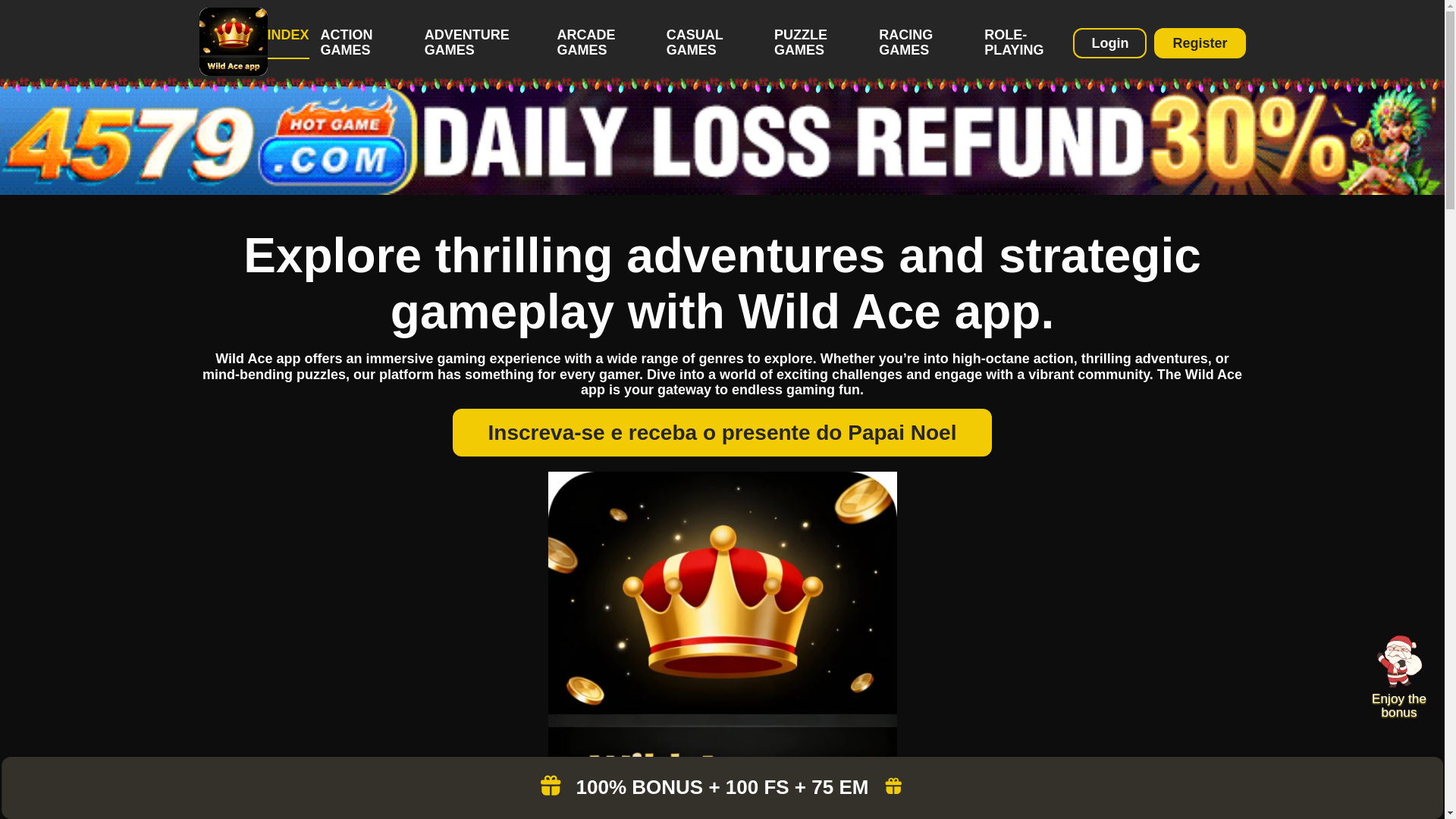 website screenshot of https://wildaceapp.com/