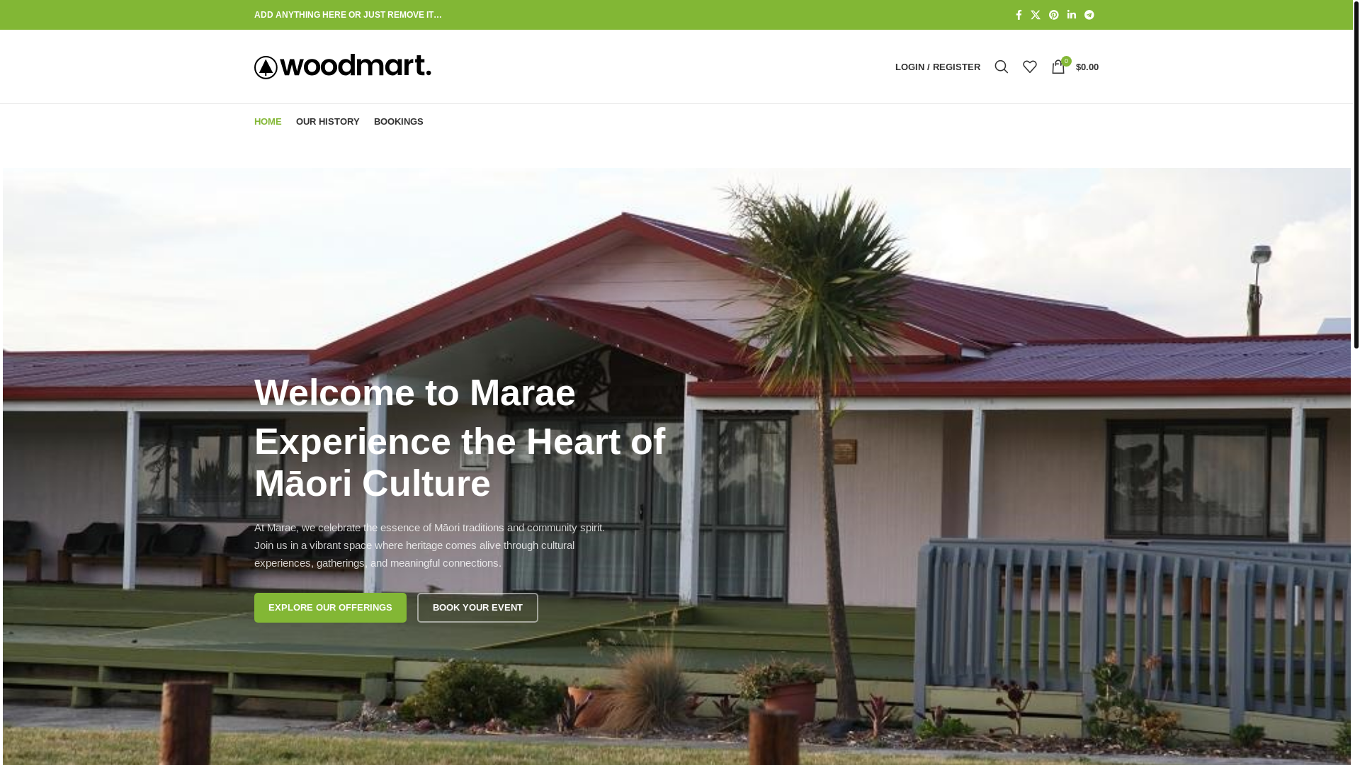 website screenshot of https://pukakimarae.co.nz/