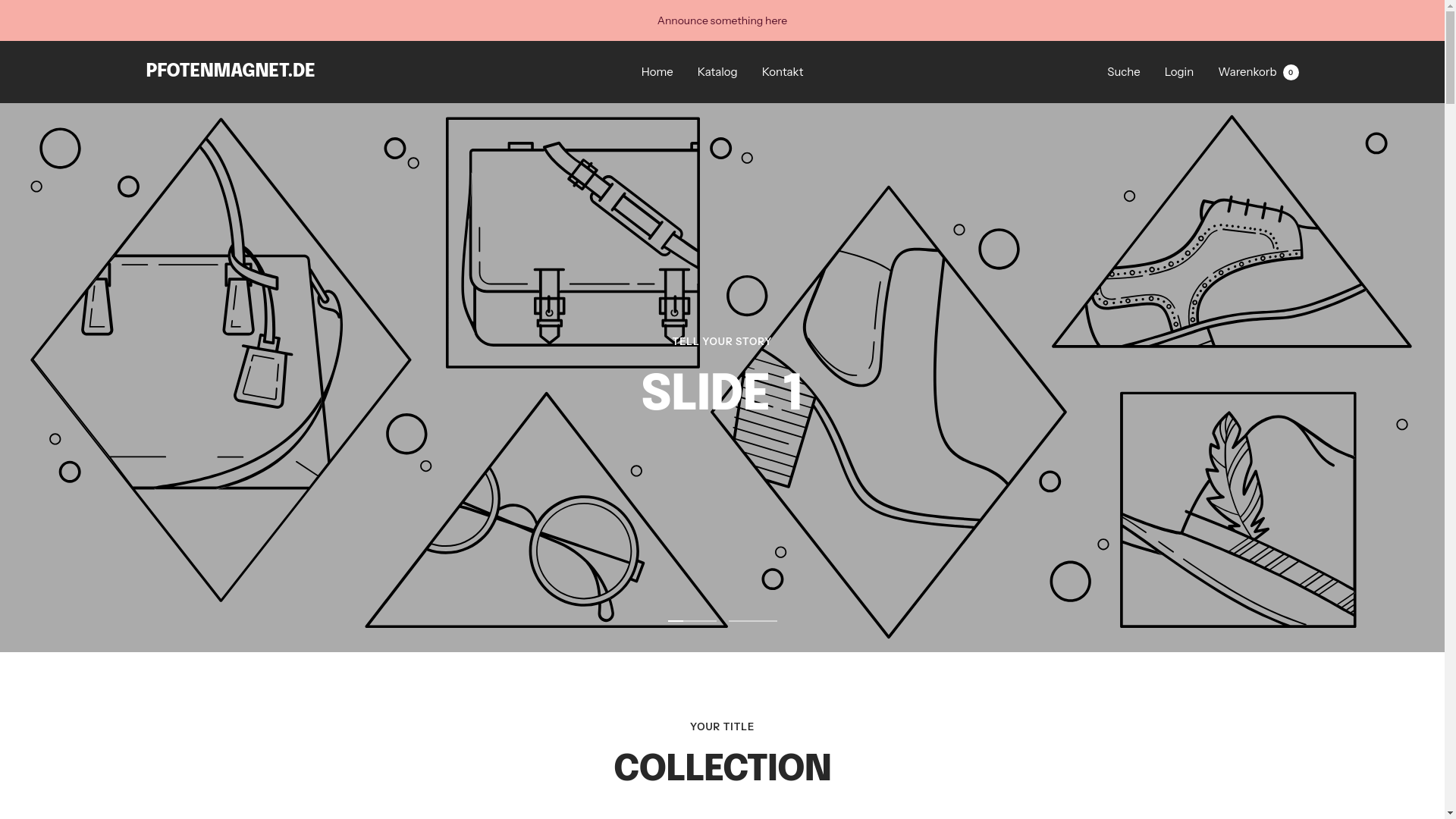 website screenshot of https://pfotenmagnet.de/