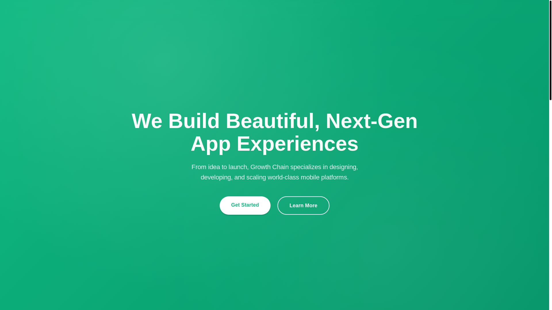 website screenshot of https://growthchain.app/