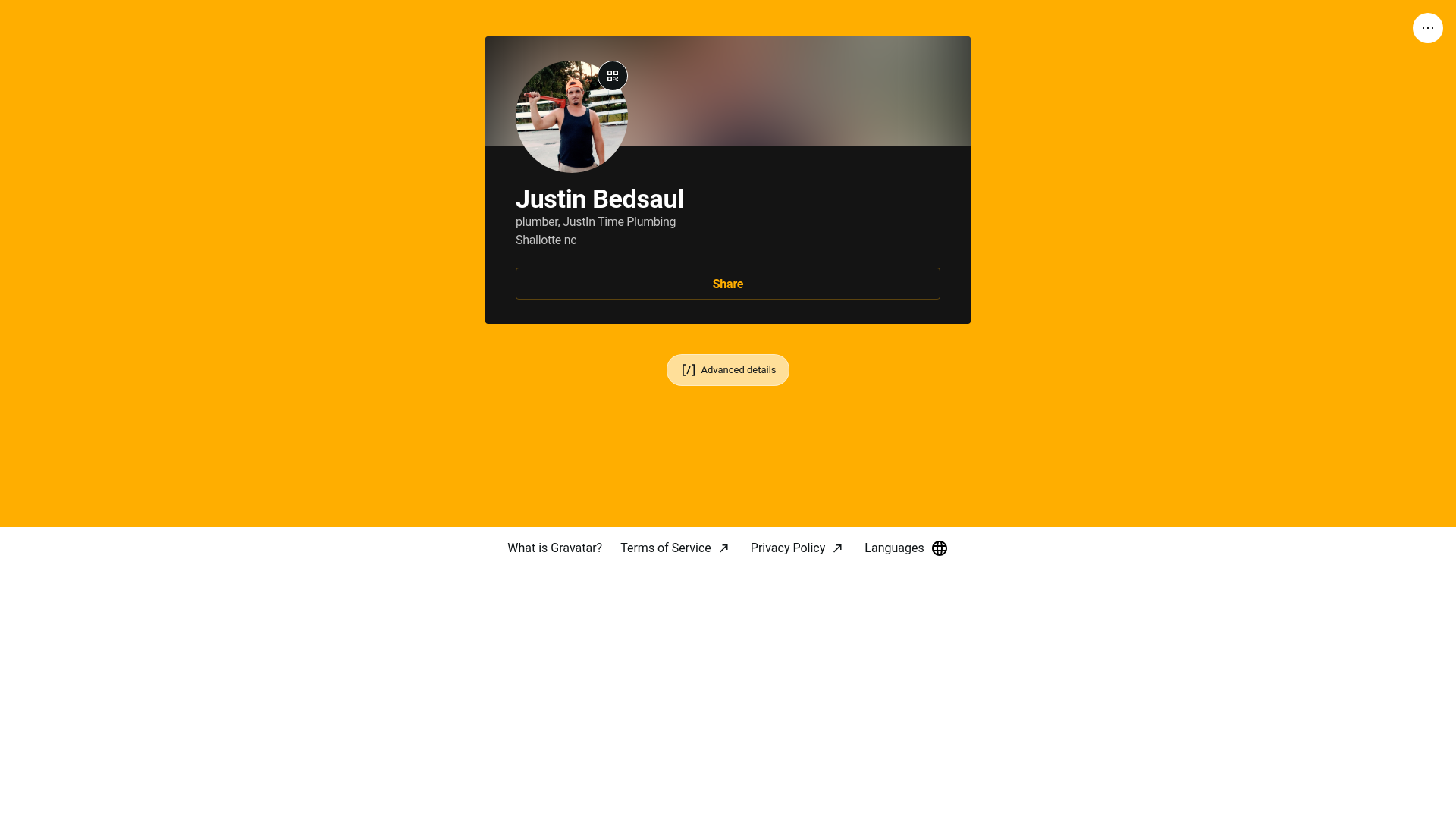 website screenshot of https://justinbedsaul.pro/