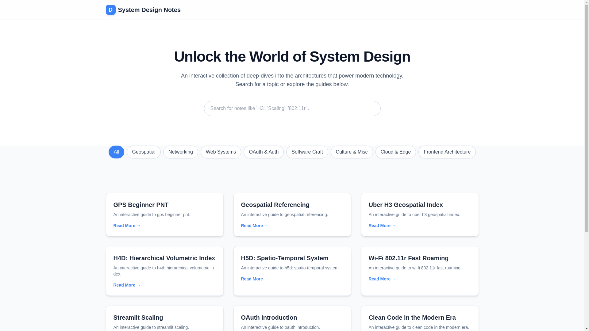 website screenshot of https://system-design-c2g.pages.dev/