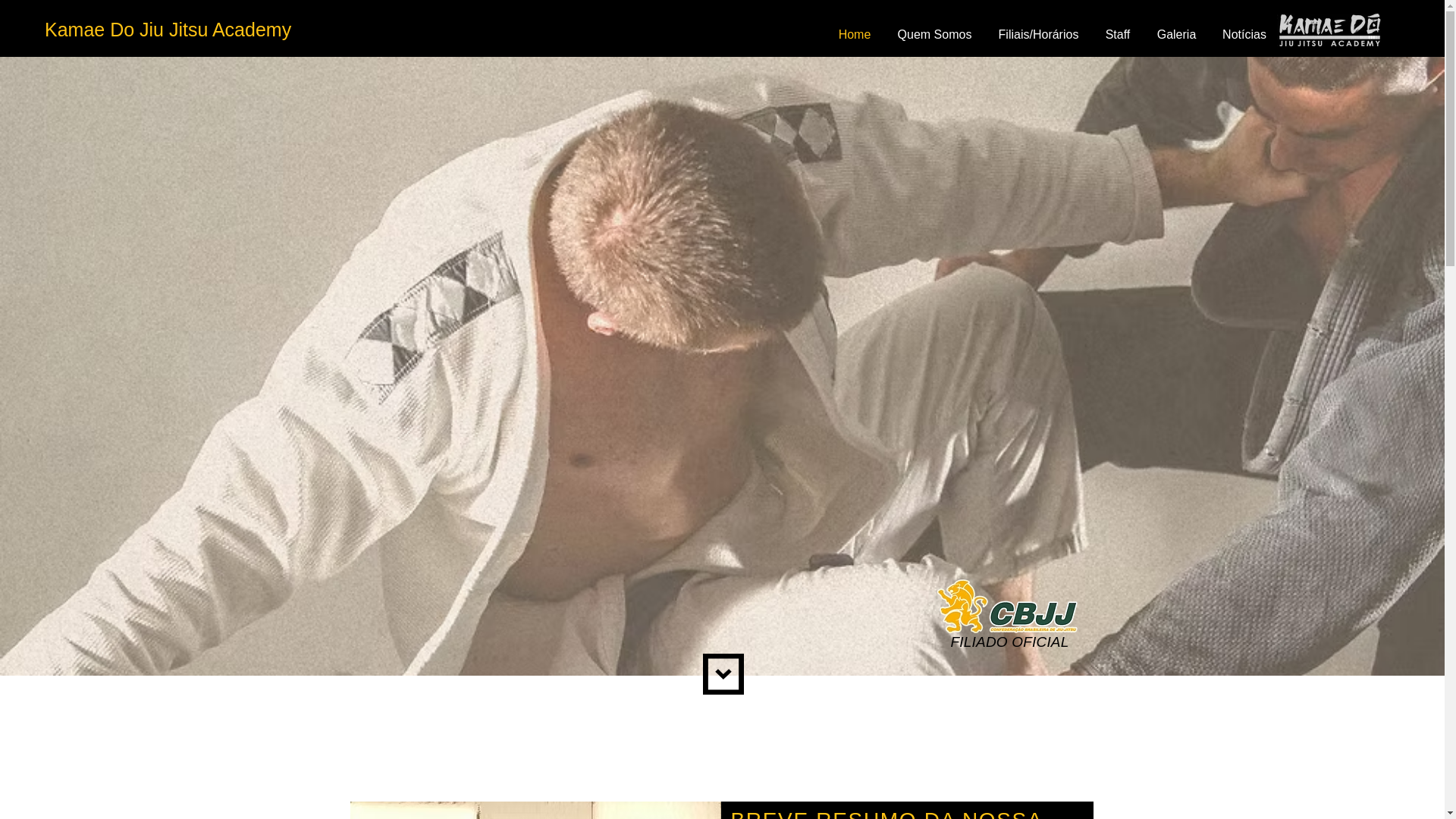 website screenshot of https://kamaedojj.com.br/