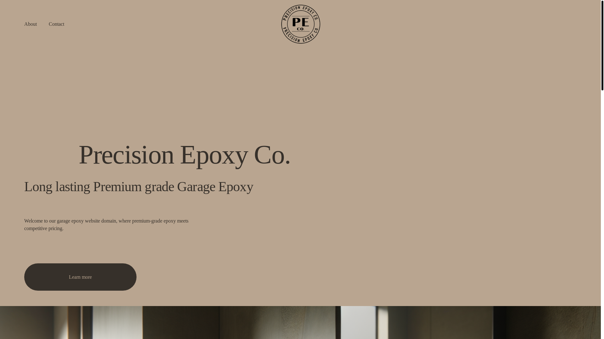 website screenshot of https://precisionepoxyco.com/