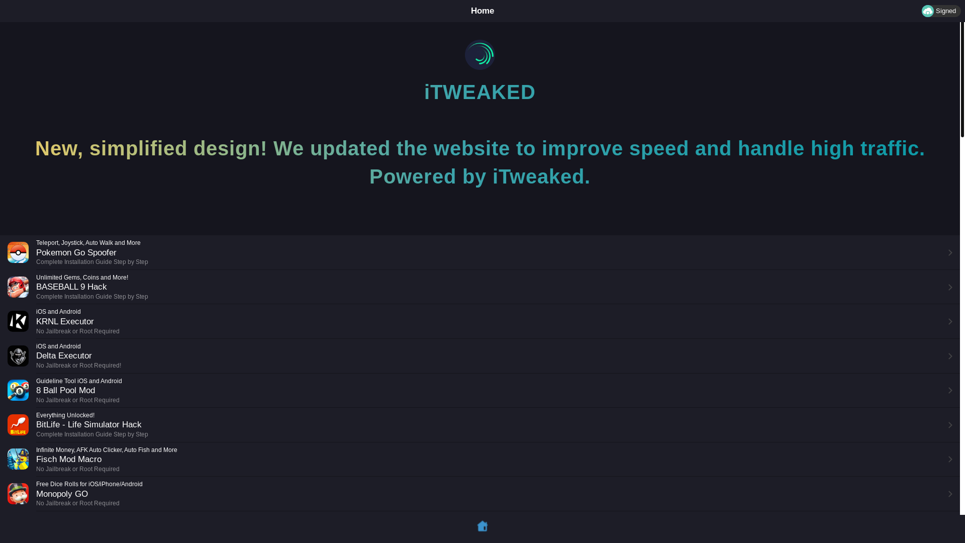 website screenshot of https://itweakedsystem.com/