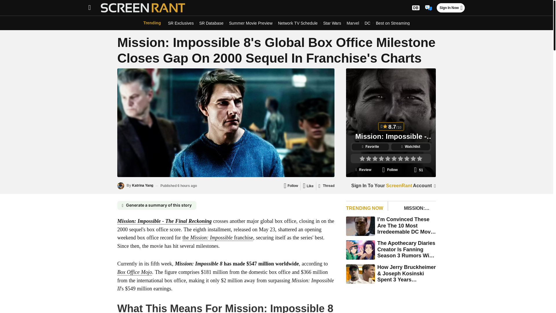 website screenshot of https://screenrant.com/mission-impossible-8-final-reckoning-547-million-global-box-office/