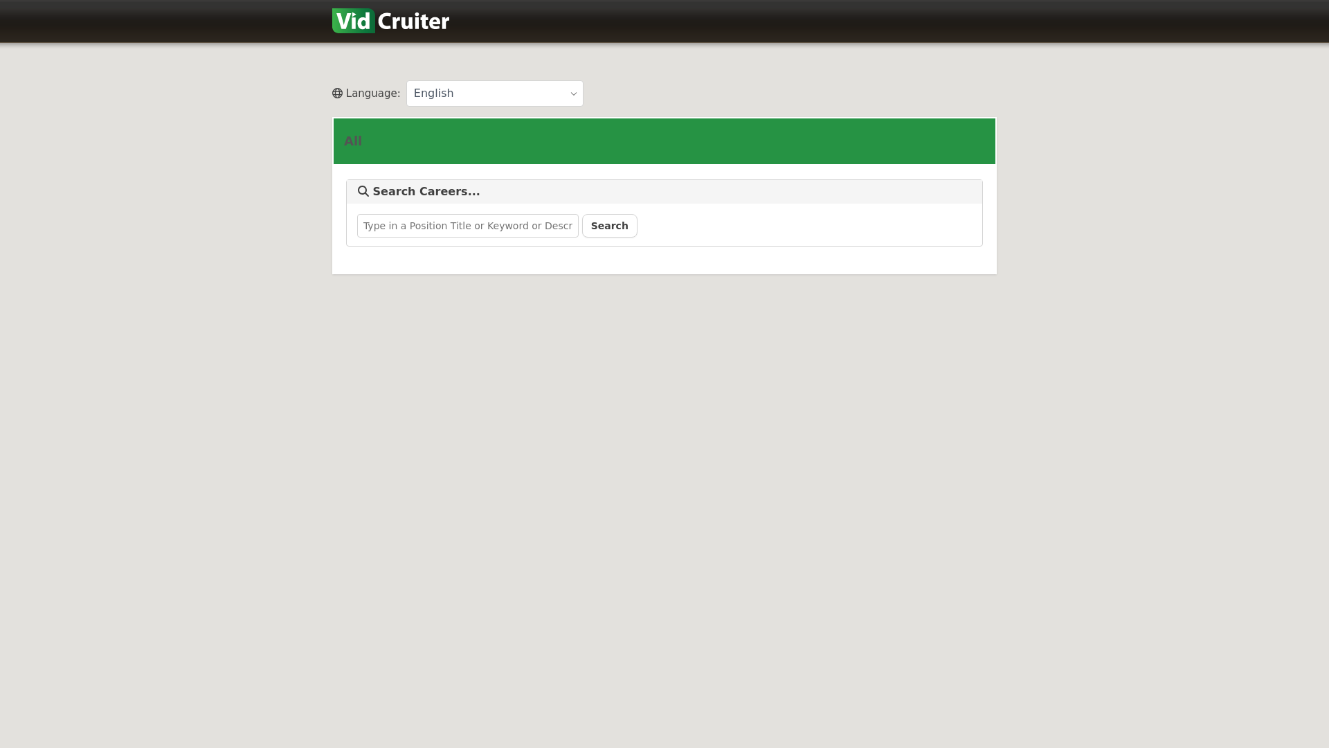 website screenshot of https://vidaudit.hiringplatform.ca/