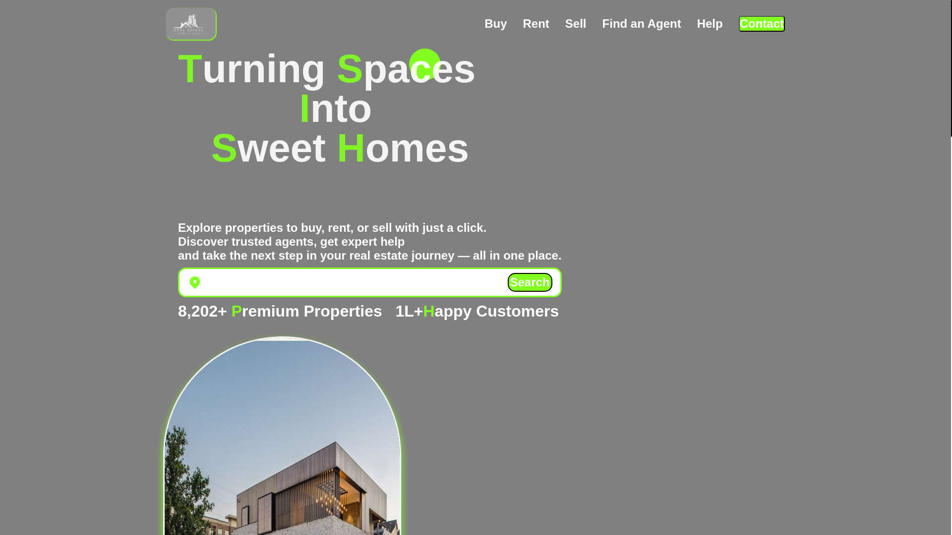 website screenshot of https://react-real-estate-5oh.pages.dev/