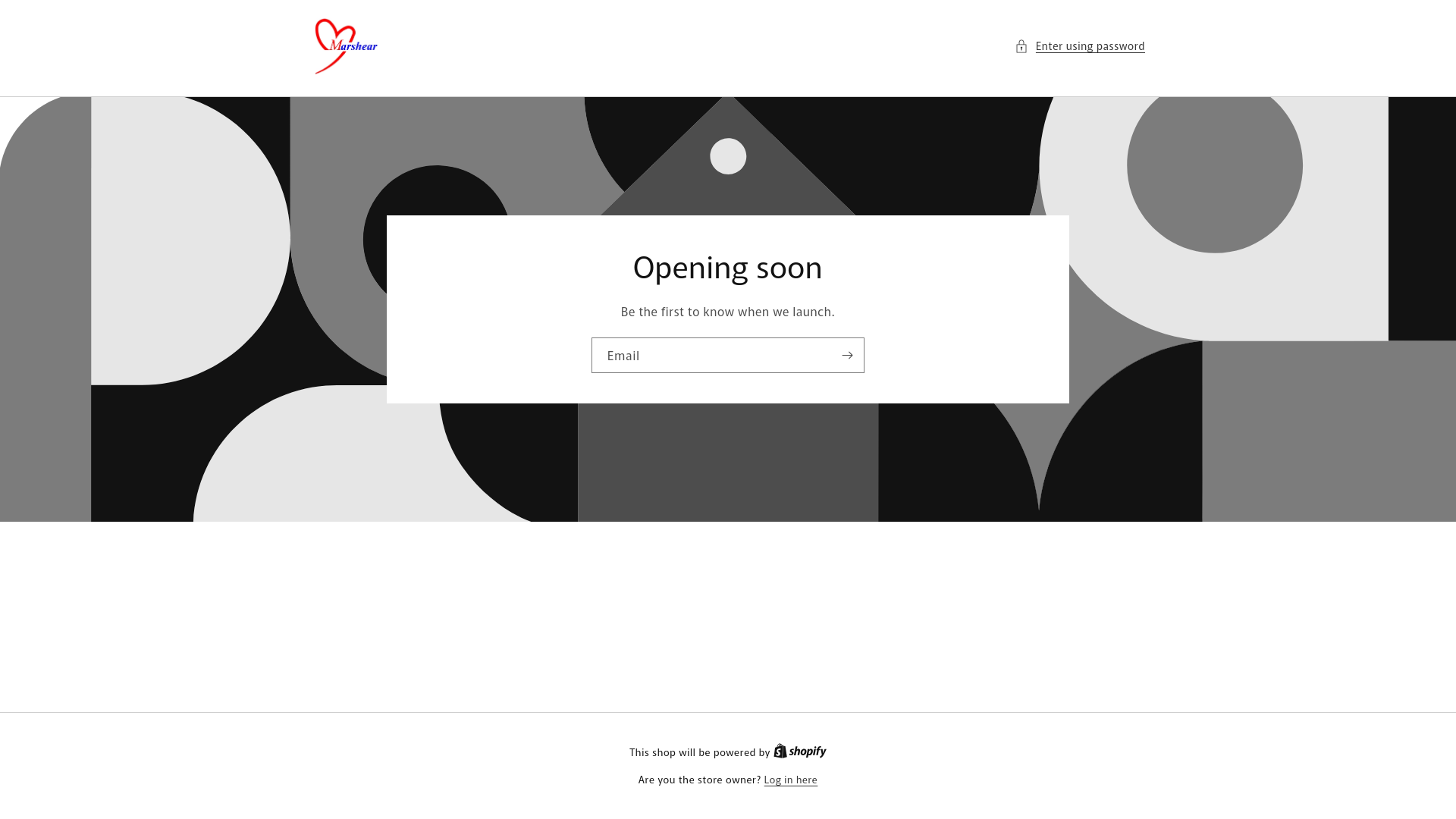 website screenshot of https://marshear.com/