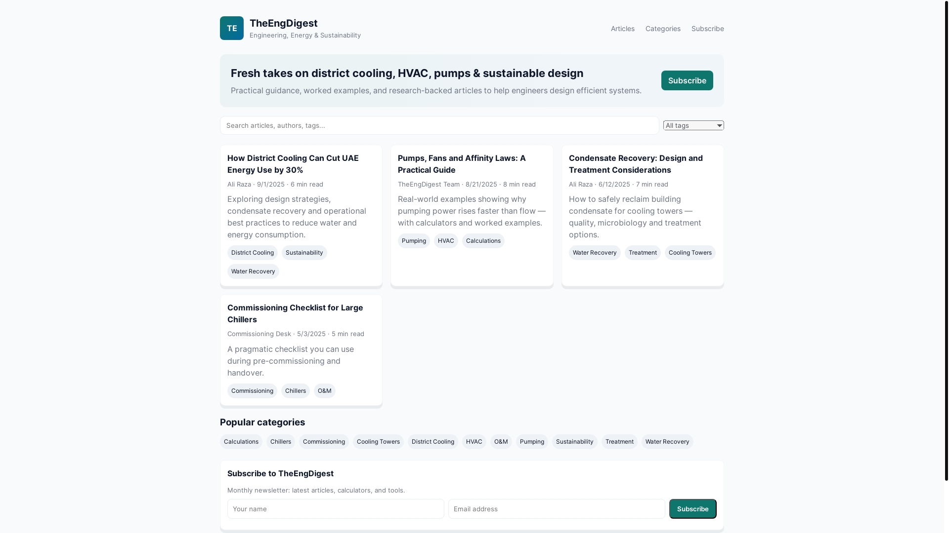 website screenshot of https://theengdigest.com/