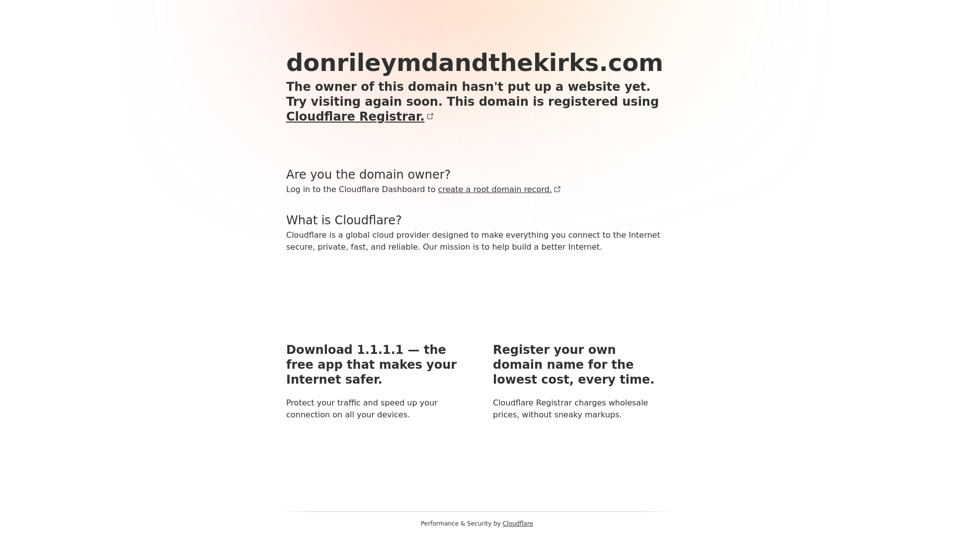 website screenshot of https://donrileymdandthekirks.com/