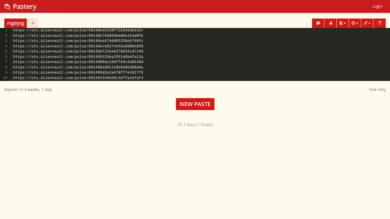 website screenshot of https://www.pastery.net/nrpfhk/