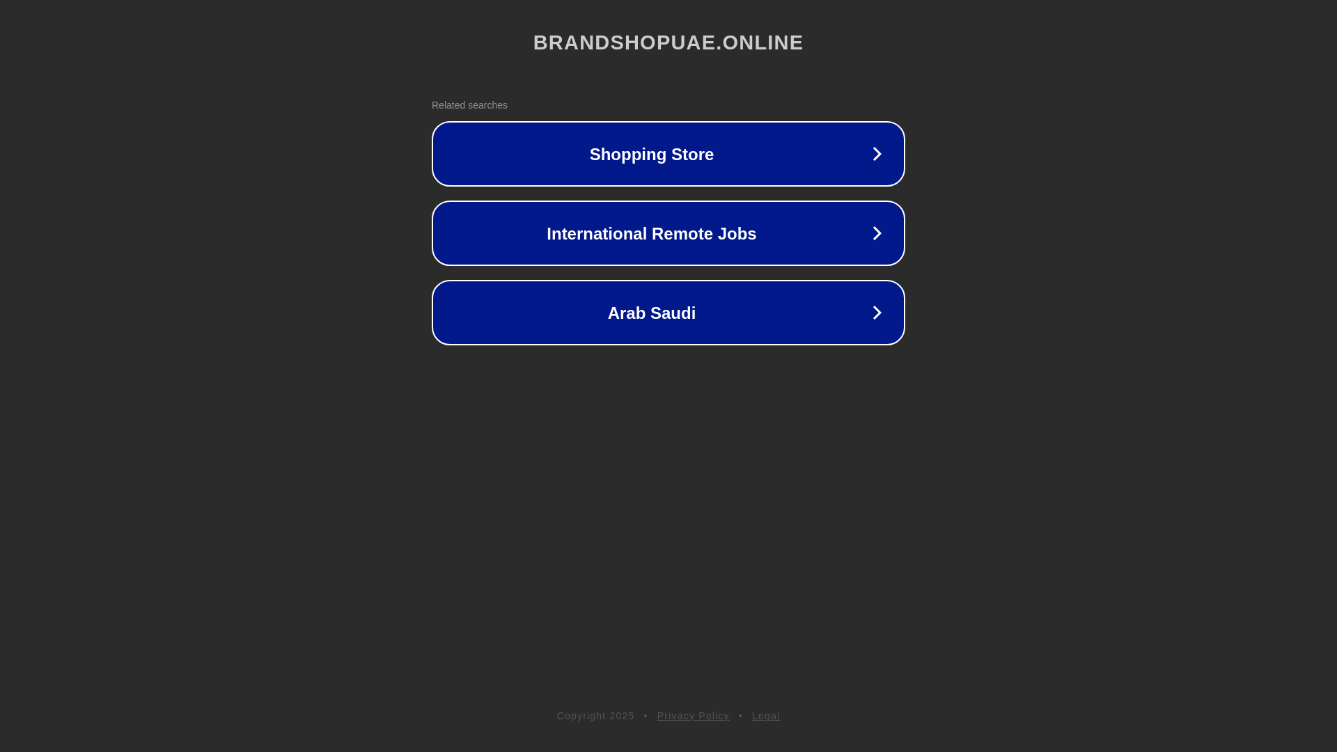 website screenshot of https://brandshopuae.online/