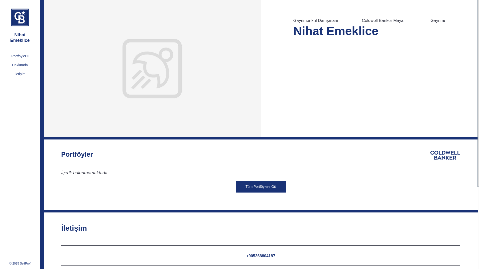 website screenshot of https://nihatemeklice.com.tr/