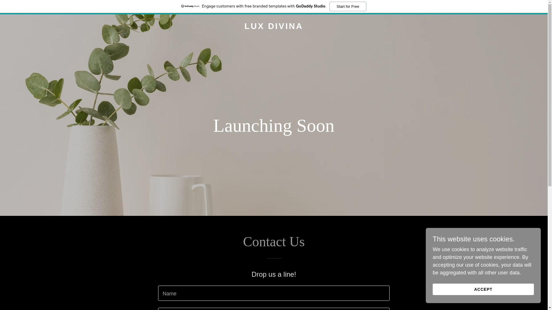 website screenshot of https://luxdivina.com.au/