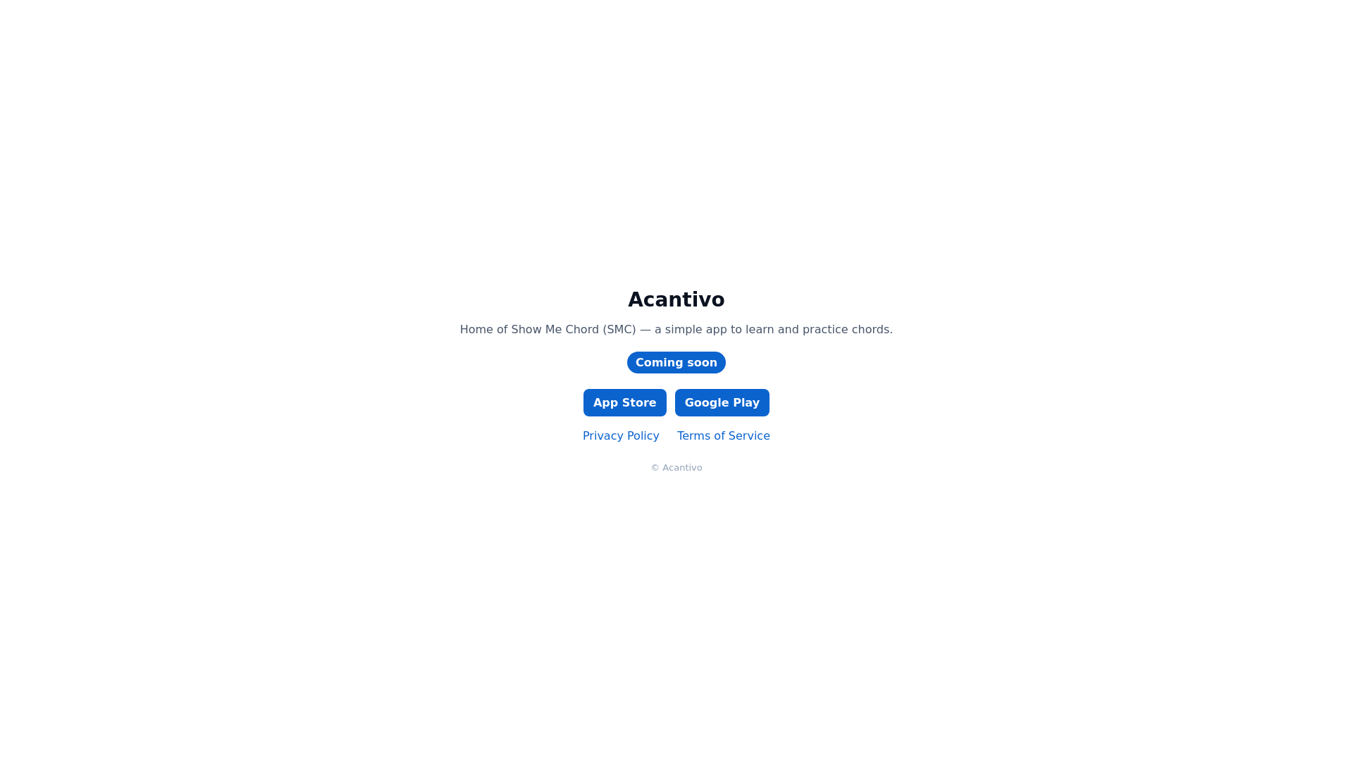 website screenshot of https://acantivo.pages.dev/