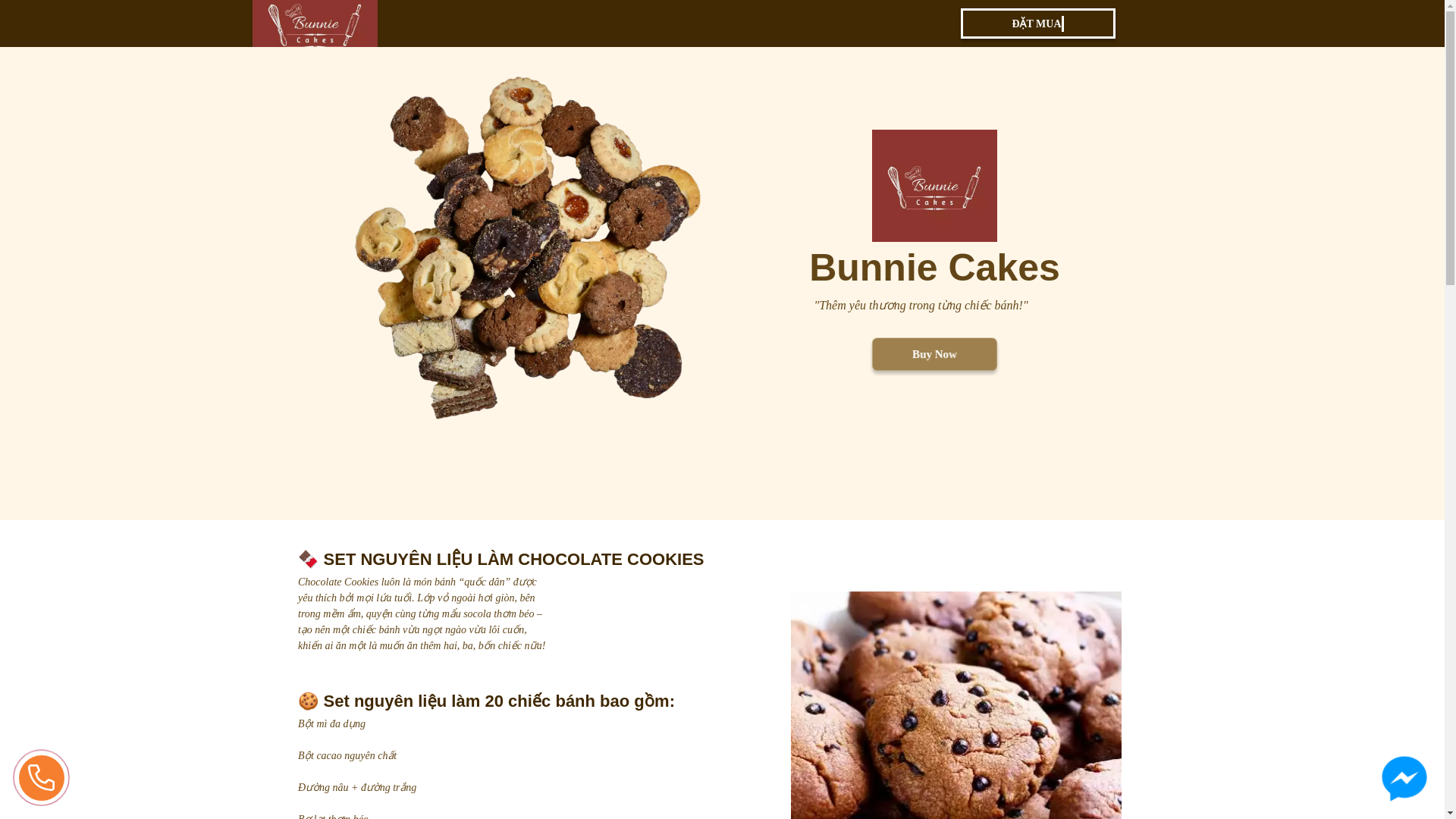 website screenshot of https://bunniecaked.website/