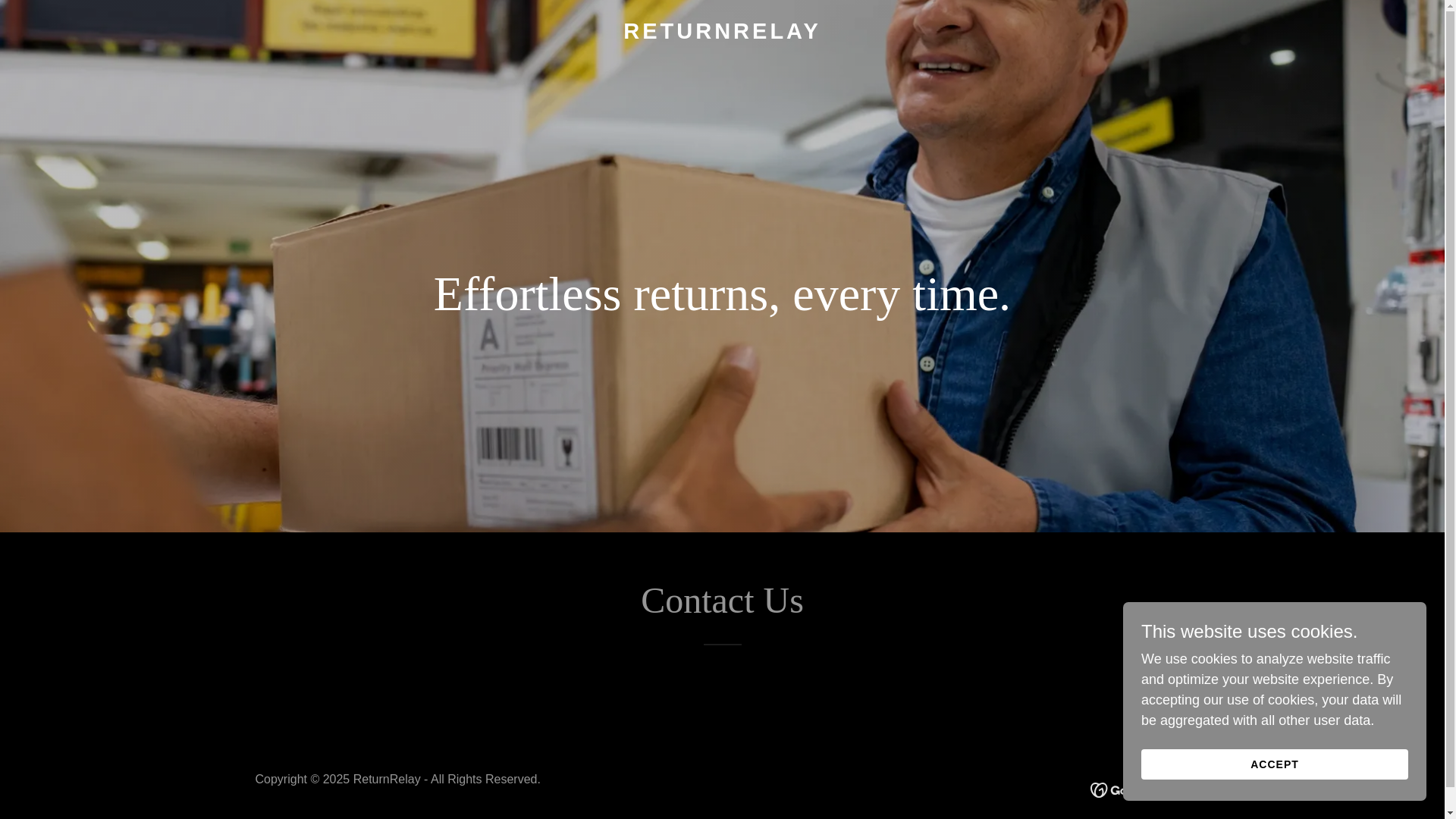 website screenshot of https://returnrelay.com/