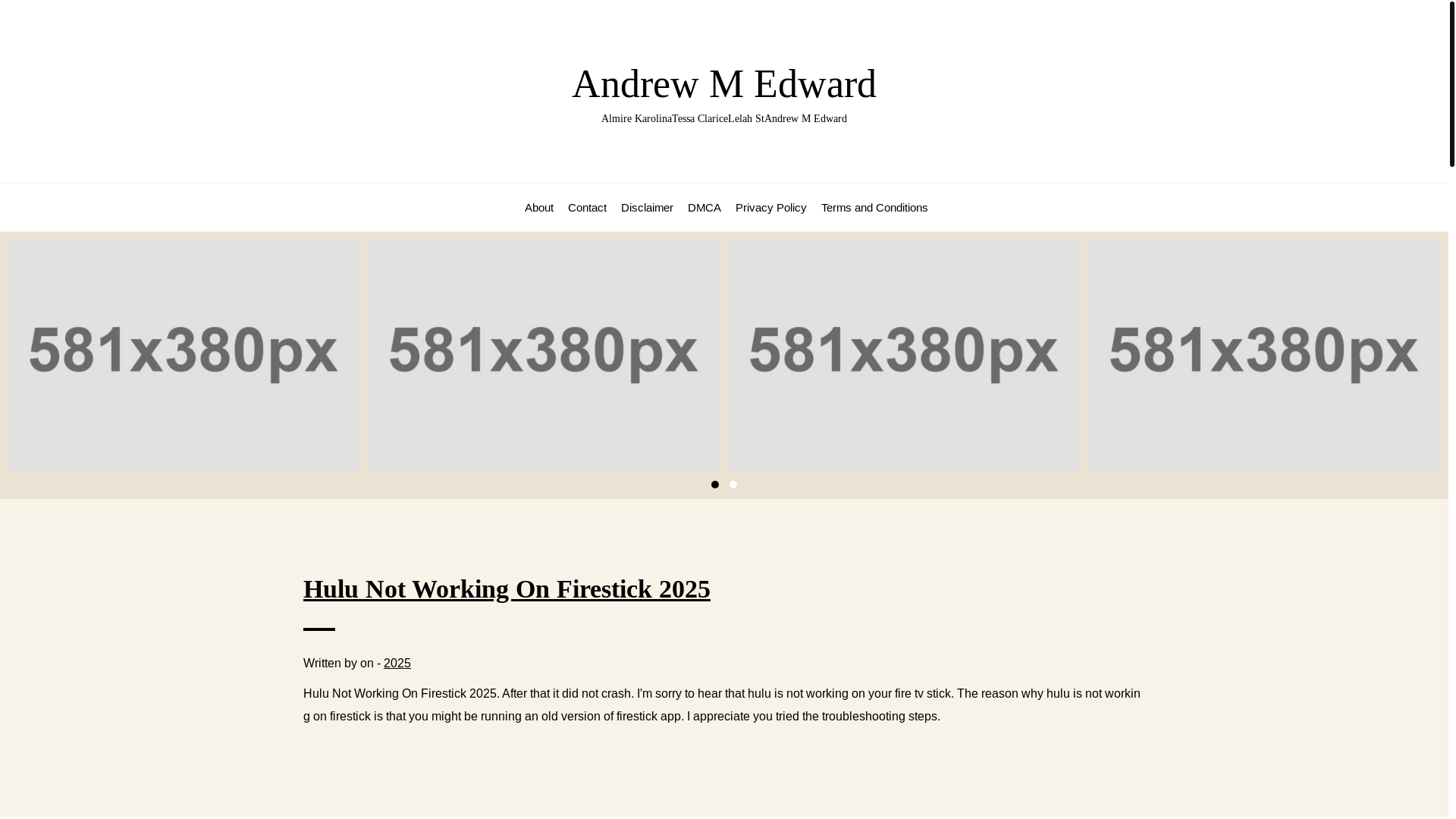 website screenshot of https://andrewmedward.pages.dev/