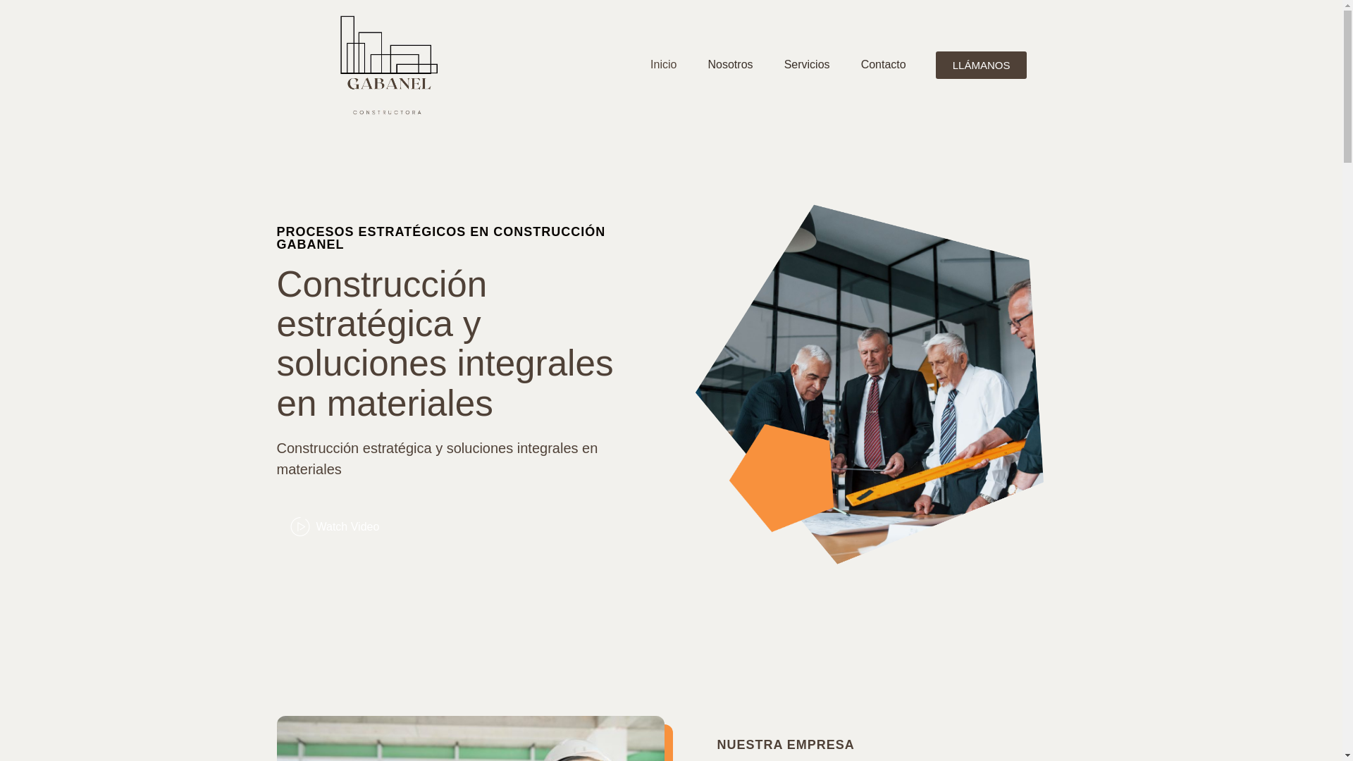 website screenshot of https://gabanel.com.mx/
