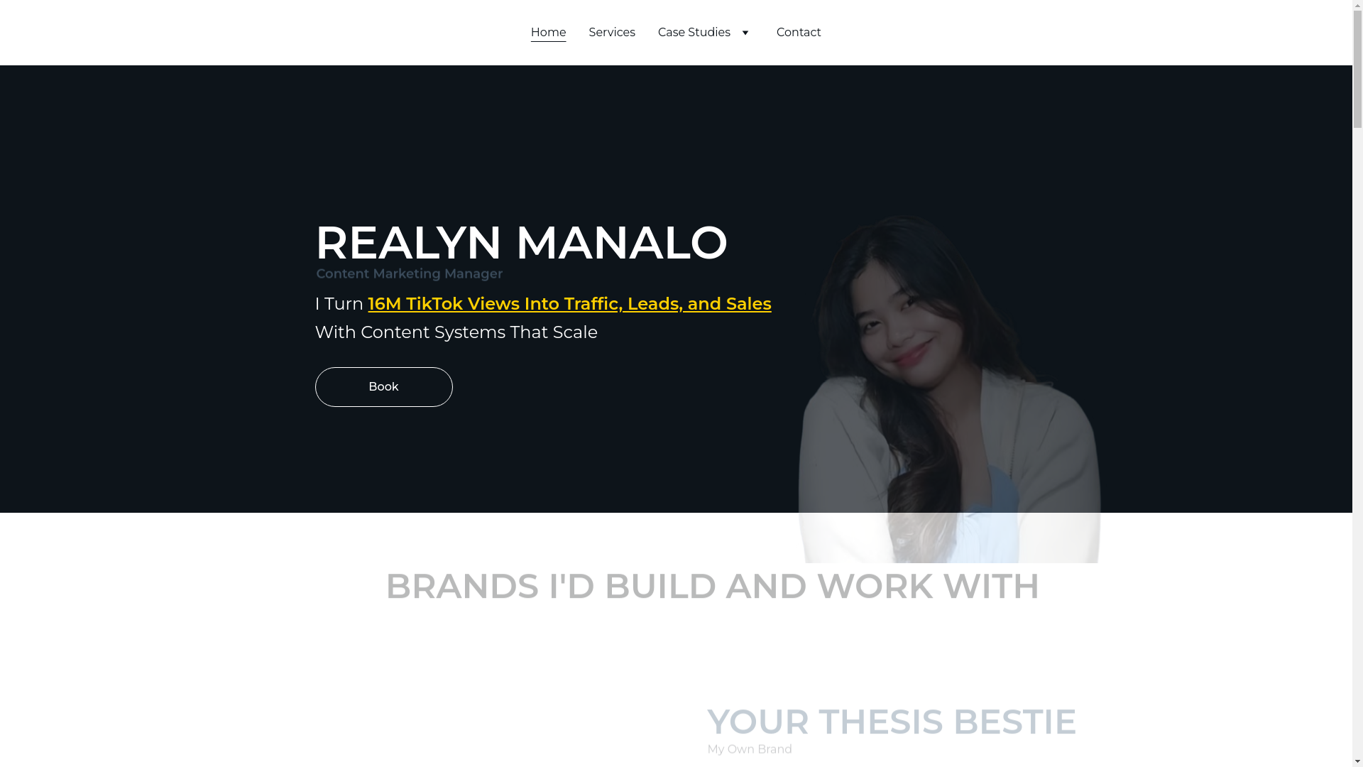 website screenshot of https://realynmanalo.com/