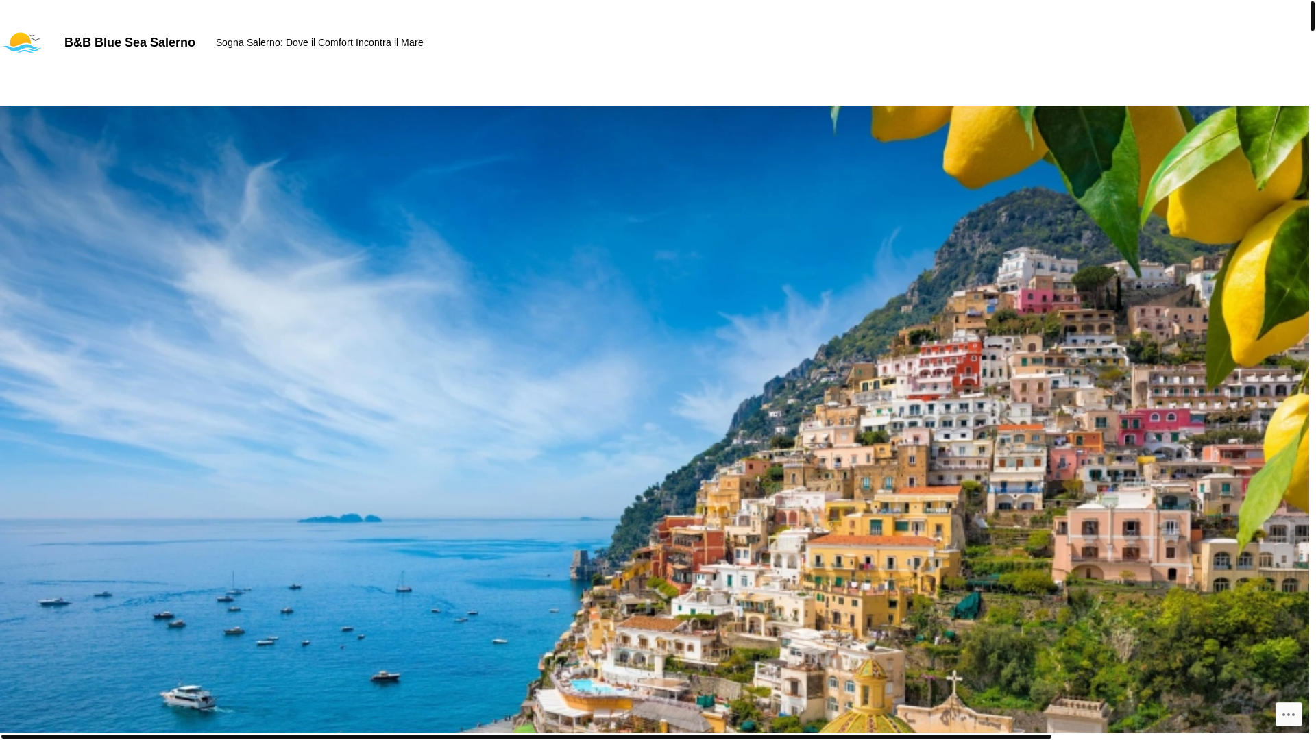 website screenshot of https://blueseasalerno.com/