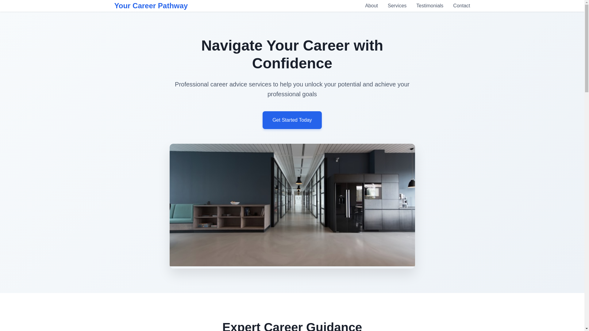 website screenshot of https://yourcareerpathway.cyou/