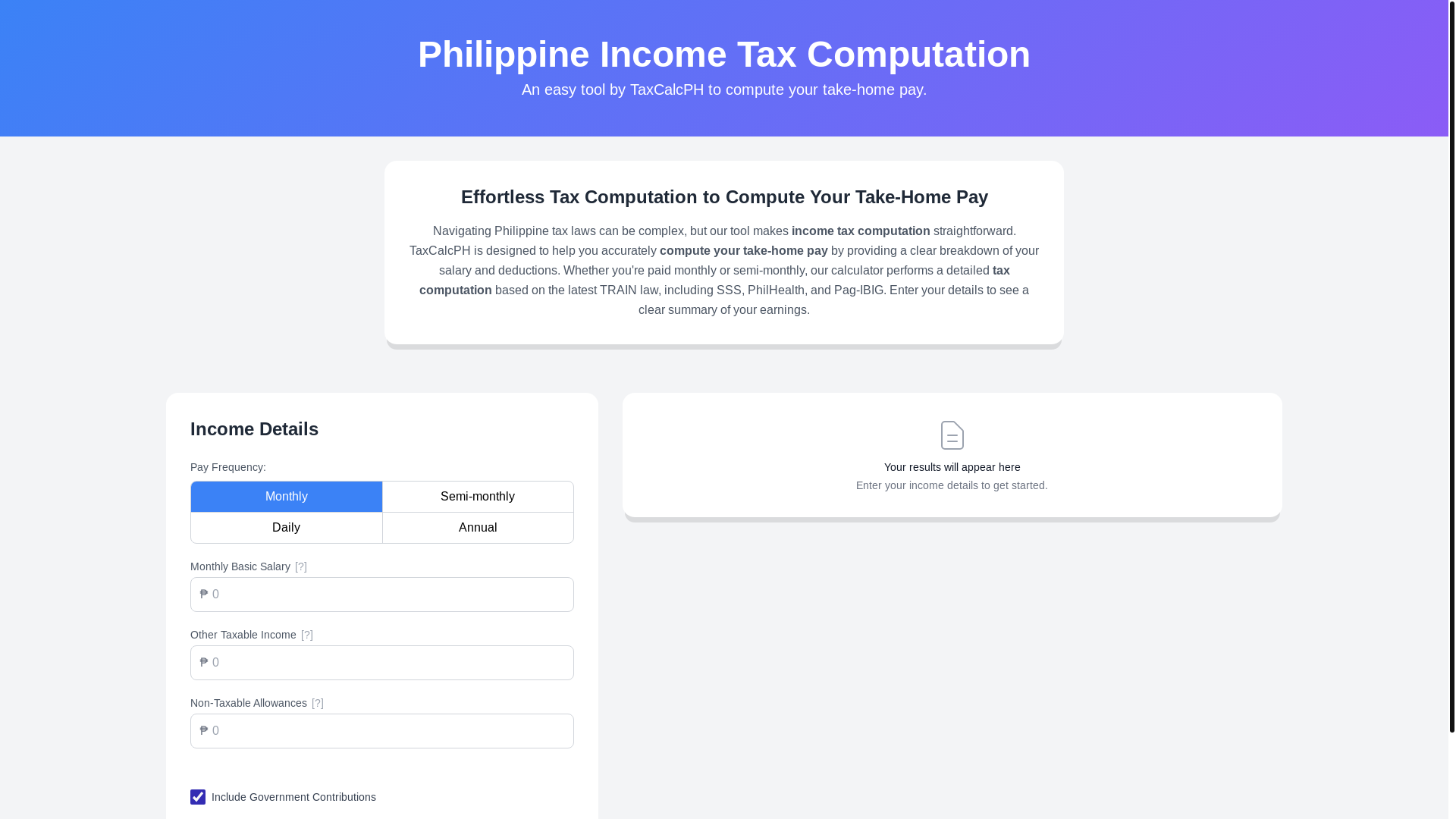 website screenshot of https://incometax-phv3.pages.dev/