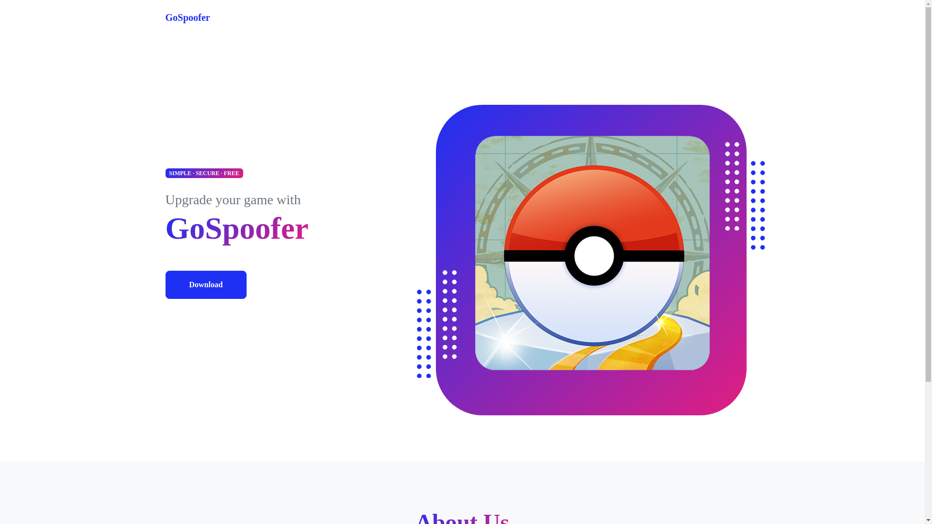 website screenshot of https://gospoofer.com/