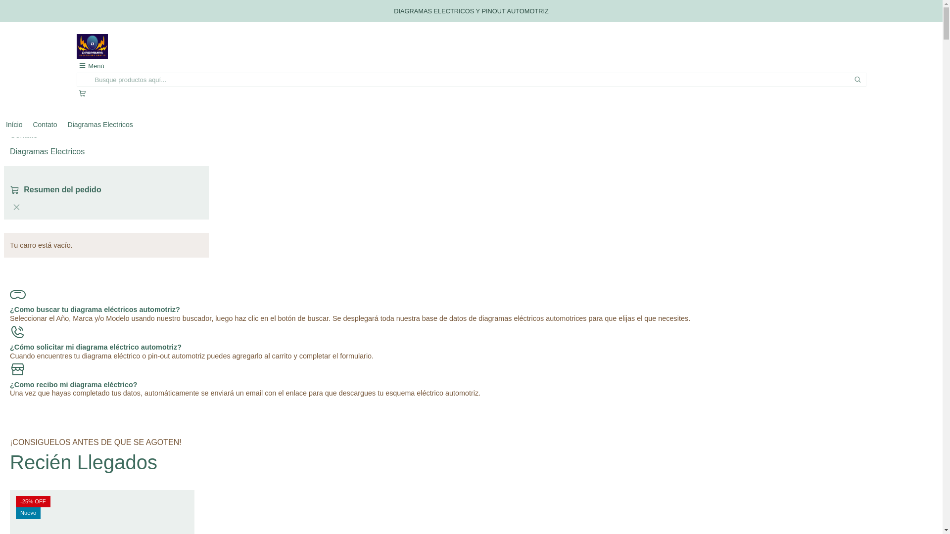 website screenshot of https://diagramaselectricosgratis.com/