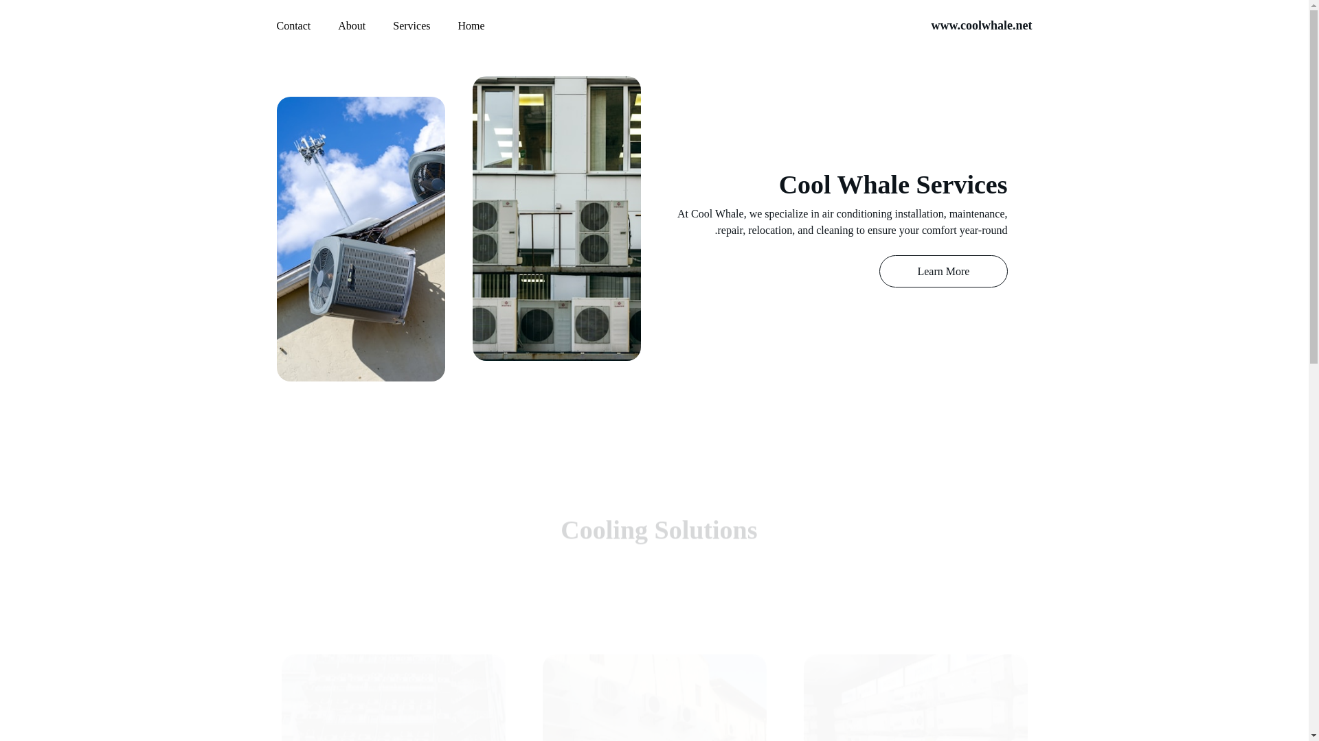 website screenshot of https://coolwhale.net/