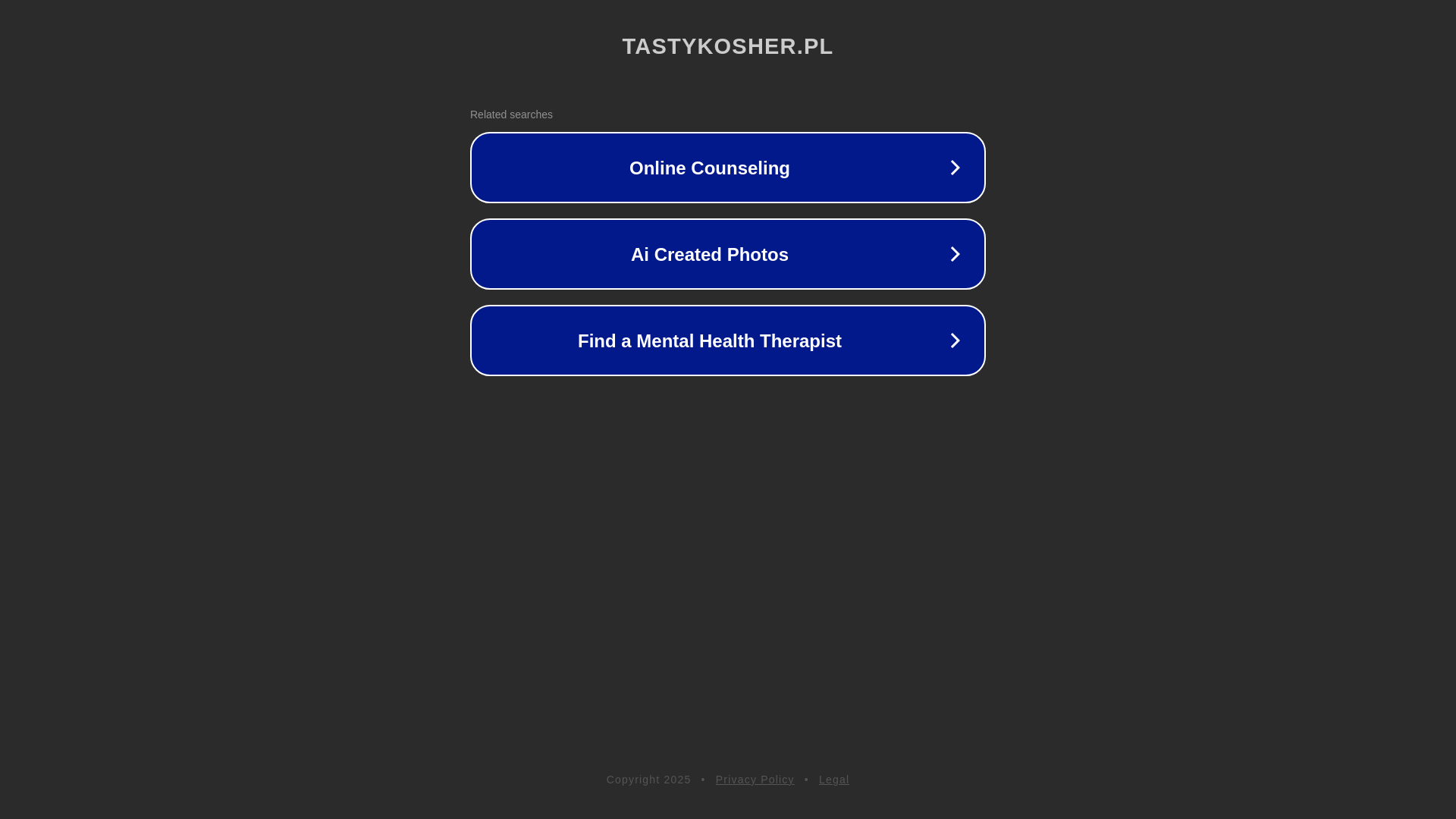 website screenshot of https://tastykosher.pl/