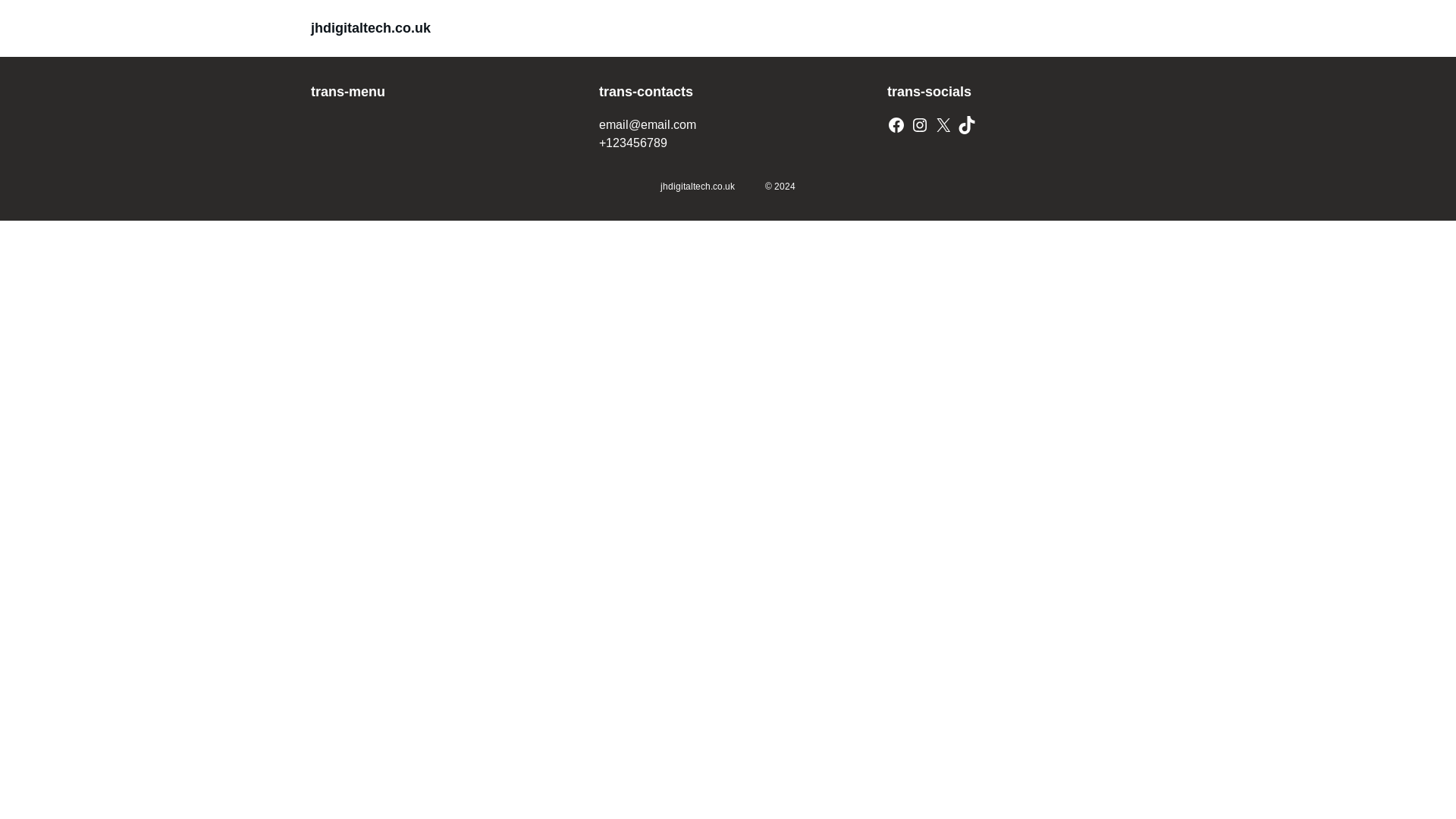 website screenshot of https://jhdigitaltech.co.uk/