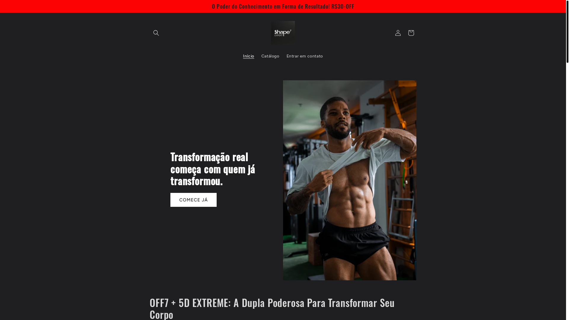 website screenshot of https://shapeexpert7.shop/