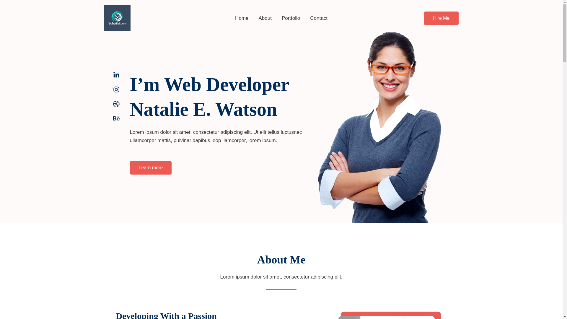 website screenshot of https://sohailai.com/