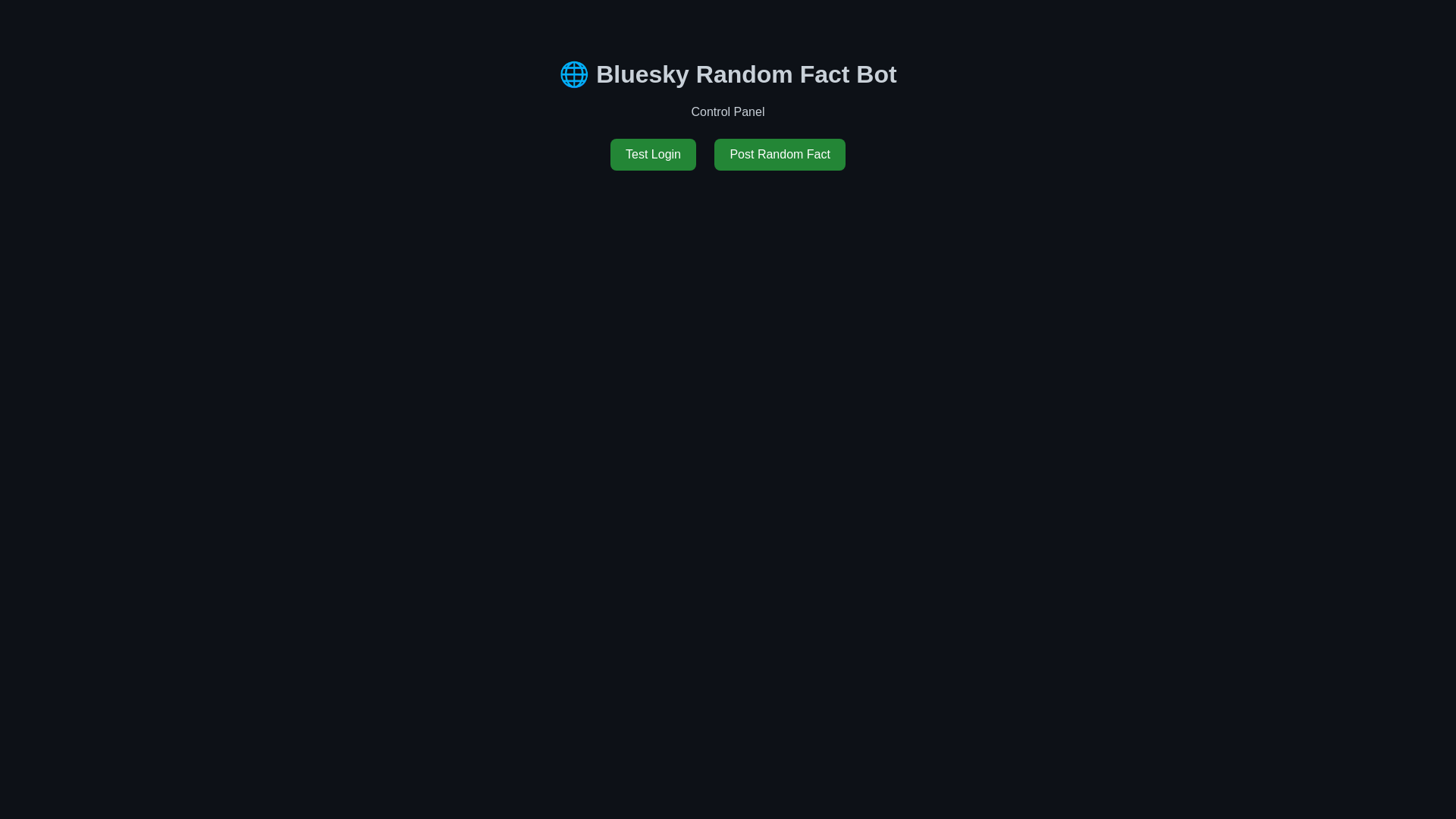website screenshot of https://bskyrandomfactgenerator.pages.dev/