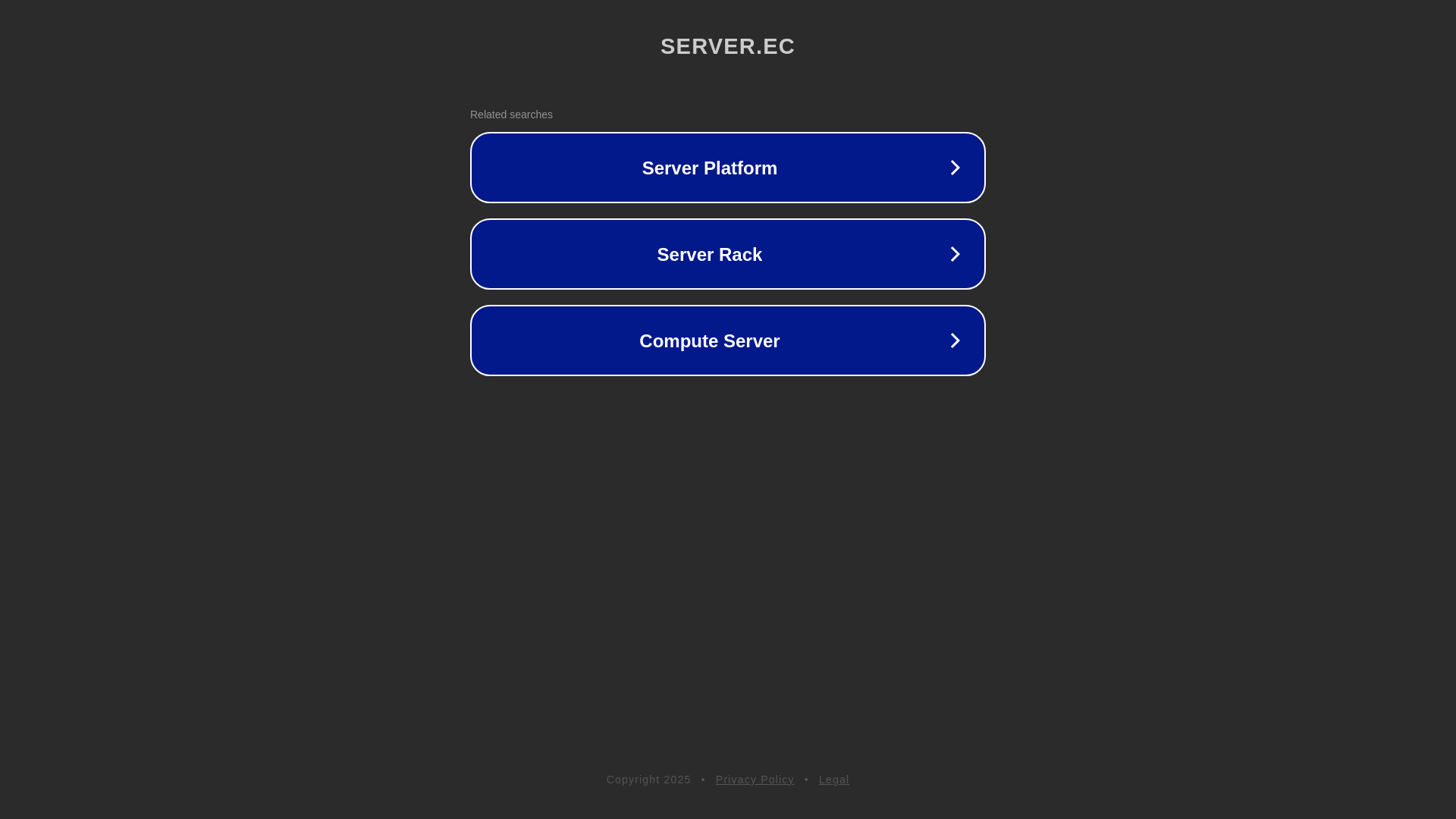 website screenshot of https://server.ec/
