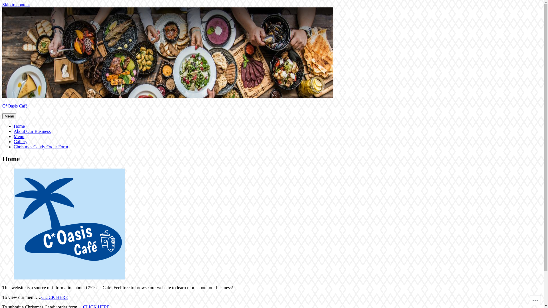 website screenshot of https://coasiscafe.com/