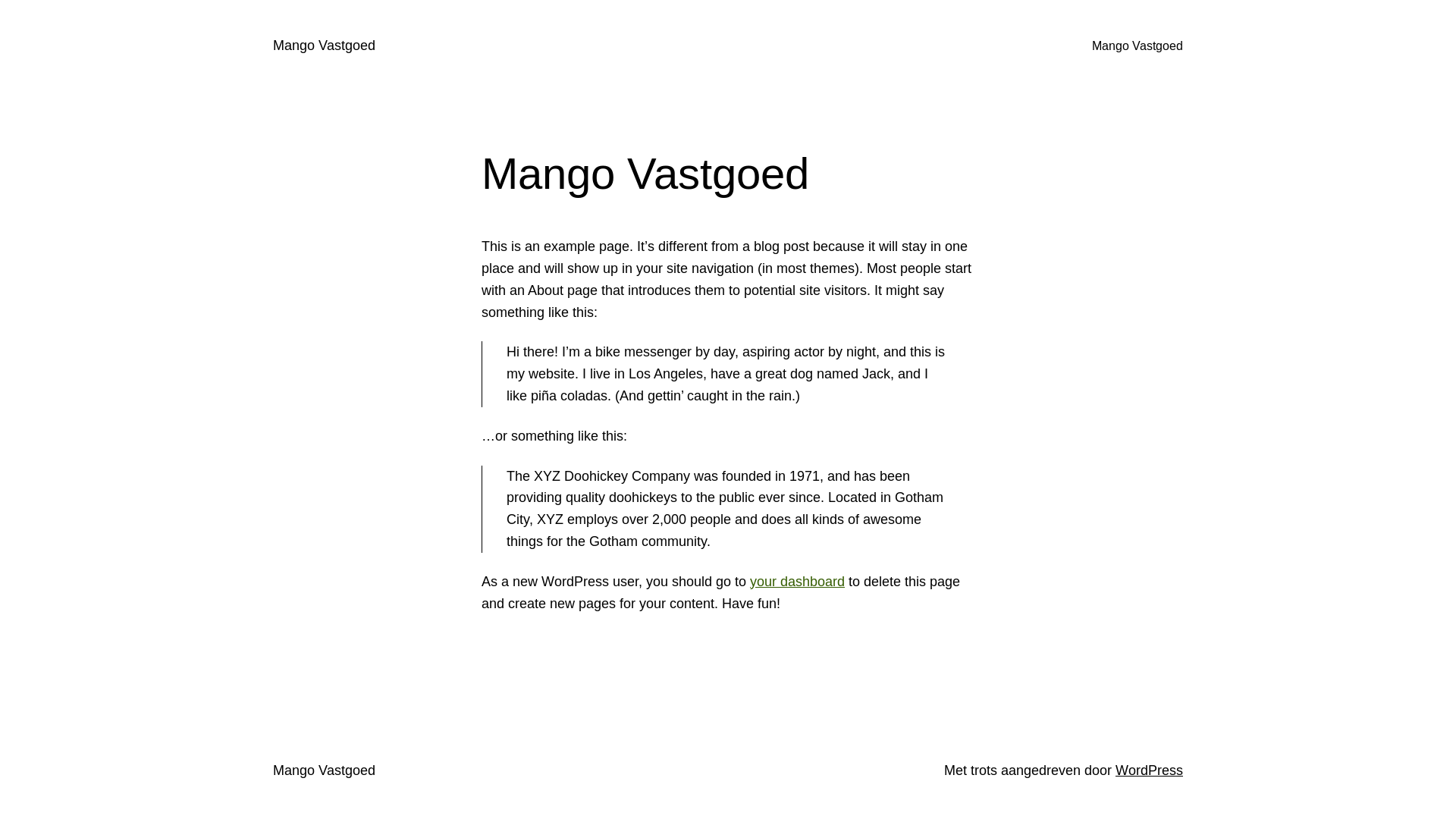 website screenshot of https://mangovastgoed.nl/