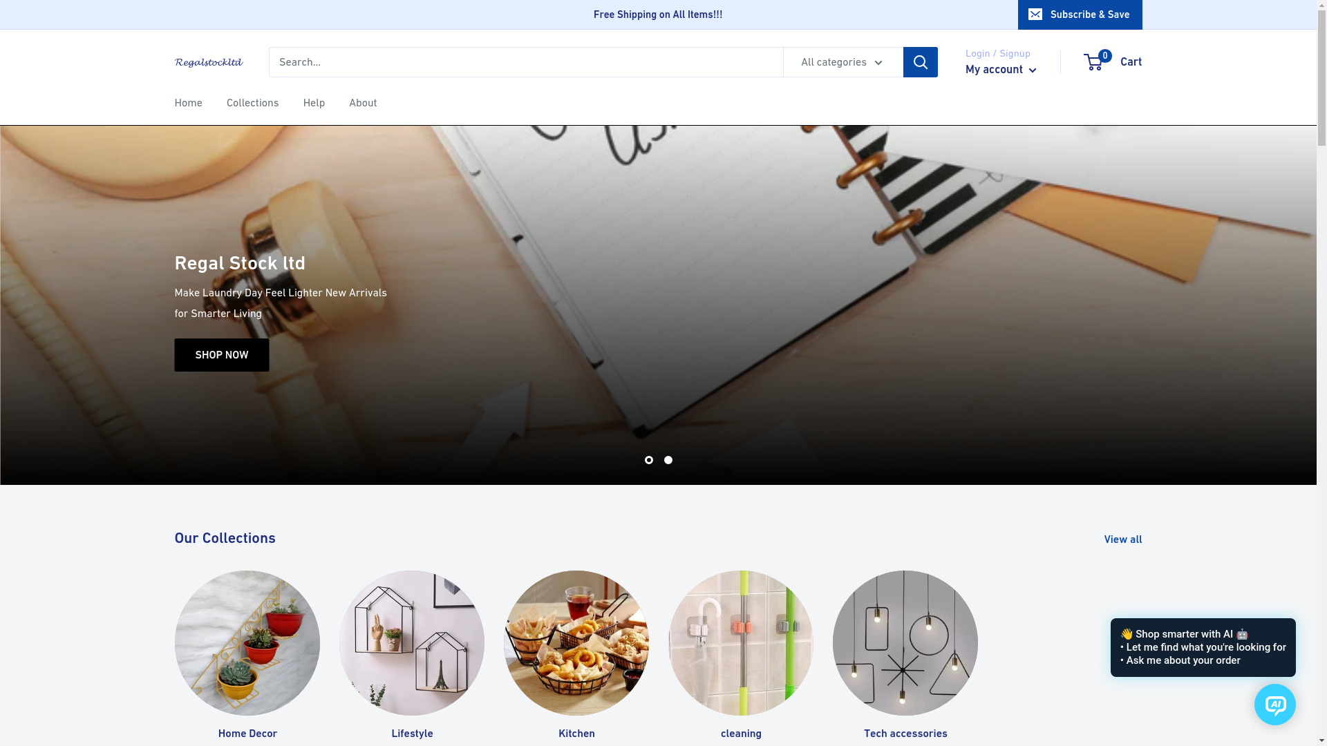 website screenshot of https://regalstockltd.com/