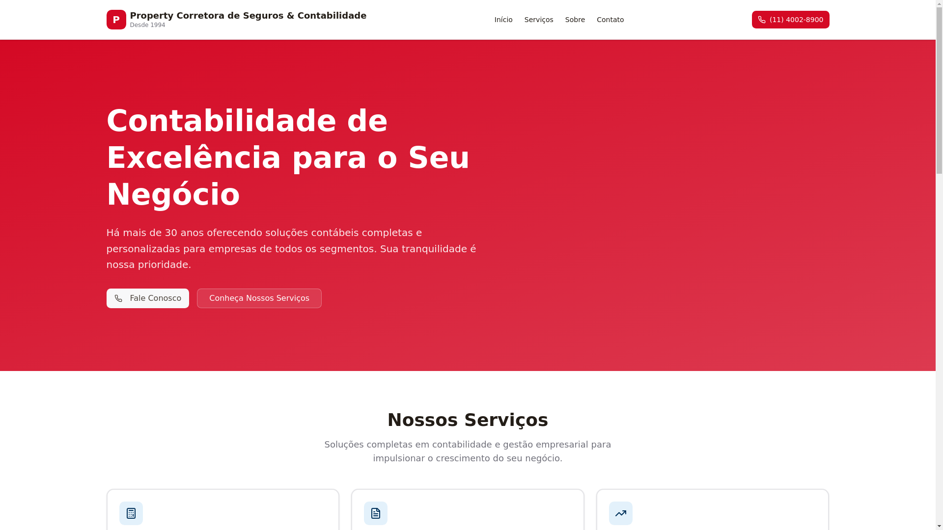 website screenshot of https://atendimentocorreto.site/