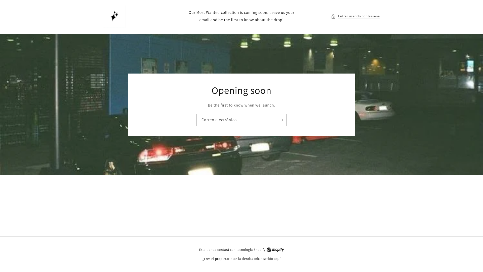 website screenshot of https://mostwantedofficial.com.co/