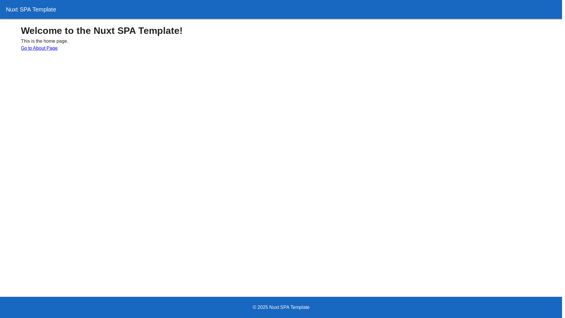 website screenshot of https://nuxt-application-template.pages.dev/