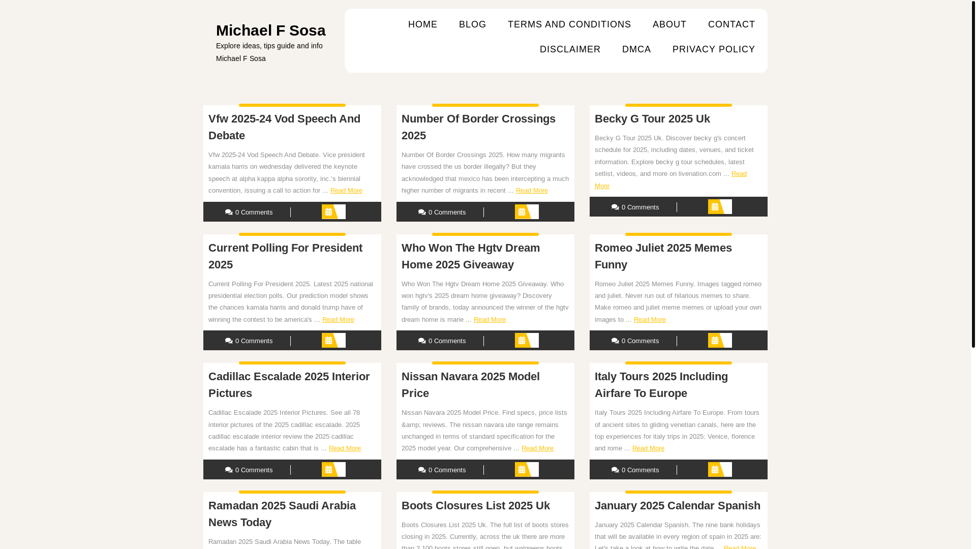 website screenshot of https://michaelfsosam.pages.dev/